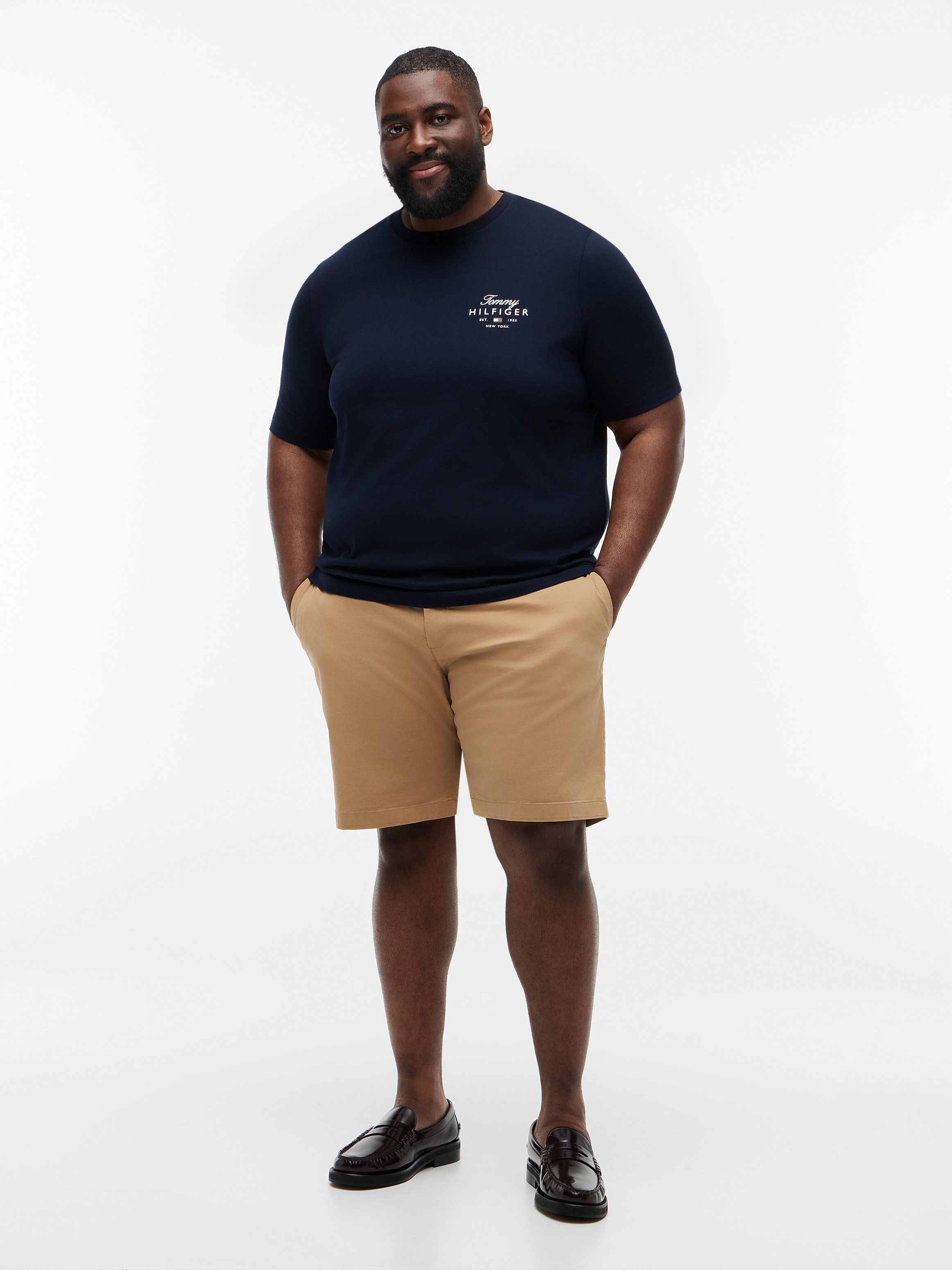 Tommy Hilfiger Big & Tall T-Shirt »BT-SCRIPT STACK« Große Größen, aus Jersey mit Logo