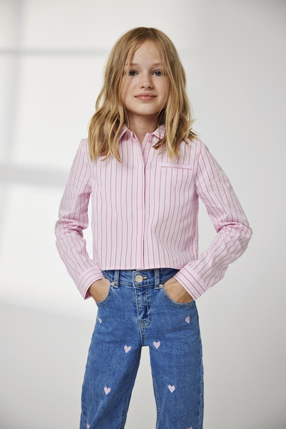 KIDS ONLY Weite Jeans »KOGJUICY WIDE LEG HEART EMB DNM JEANS«