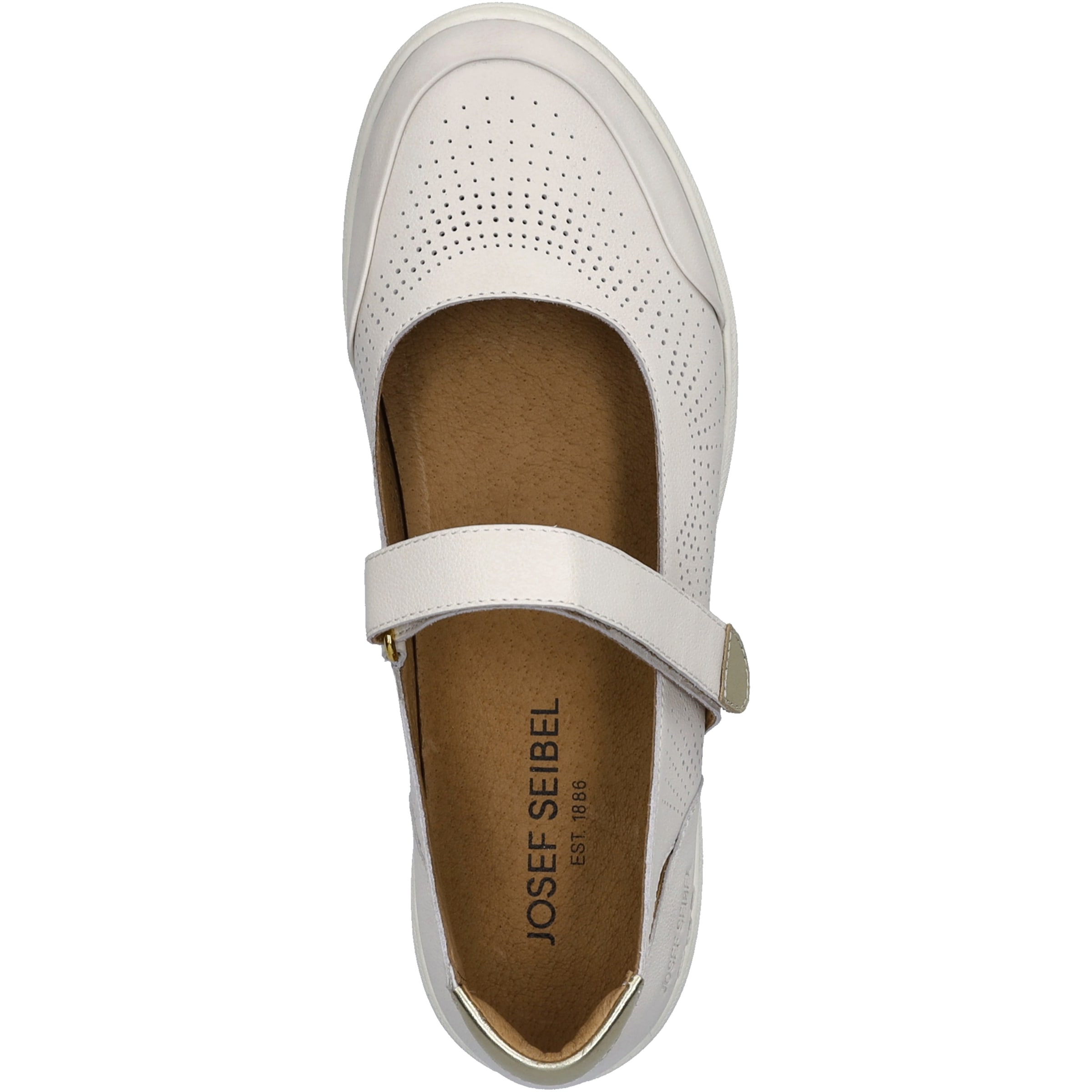 Josef Seibel Slipper »Caren 68, weiss-gold«
