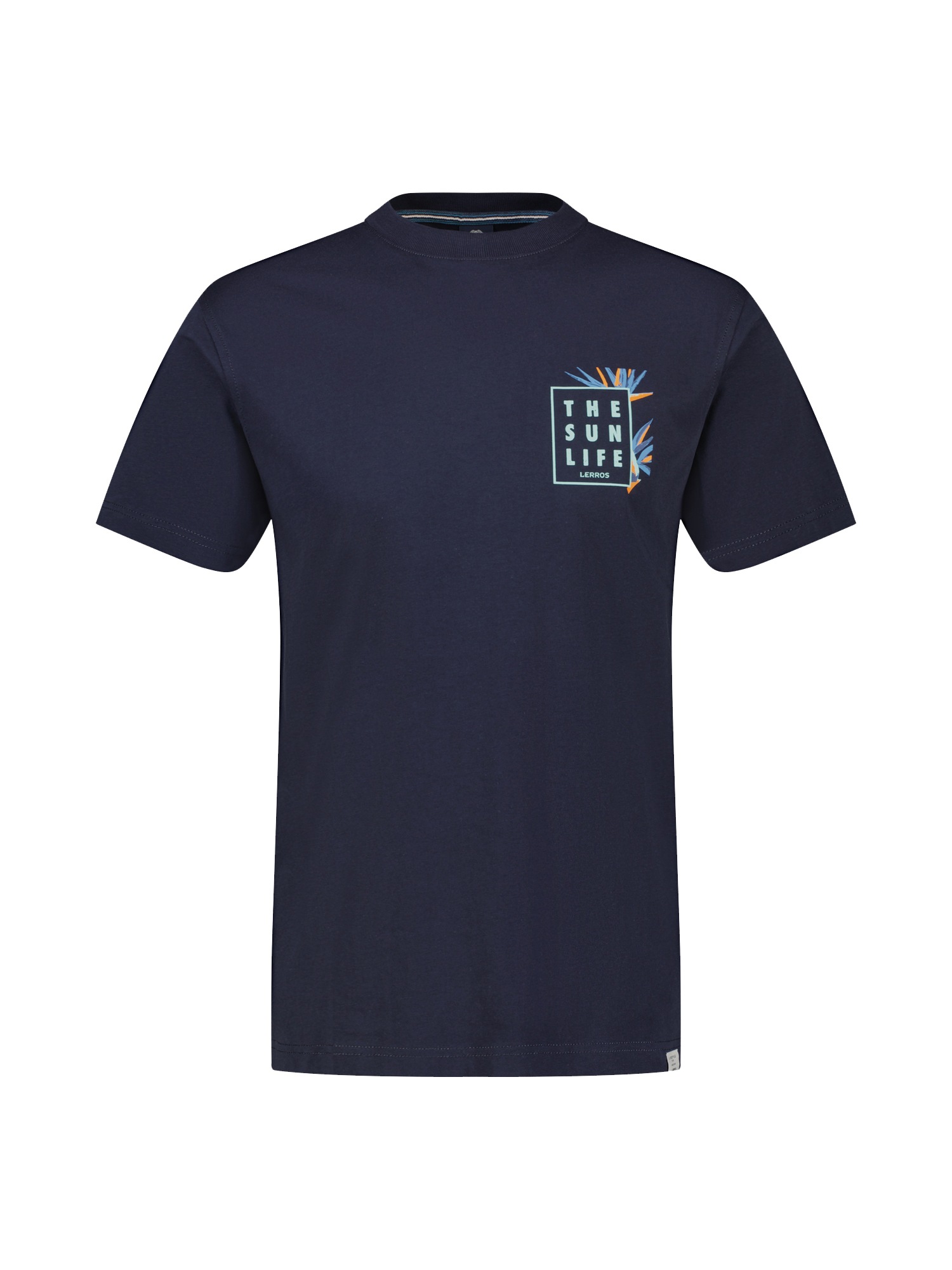 LERROS T-Shirt »LERROS T-Shirt mit Front- und Rückenprint«
