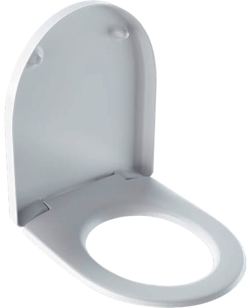 GEBERIT WC-Sitz »Renova Plan«, (2 St.), mit Absenkautomatik und QuickRelease, Befestigung von oben, weiß