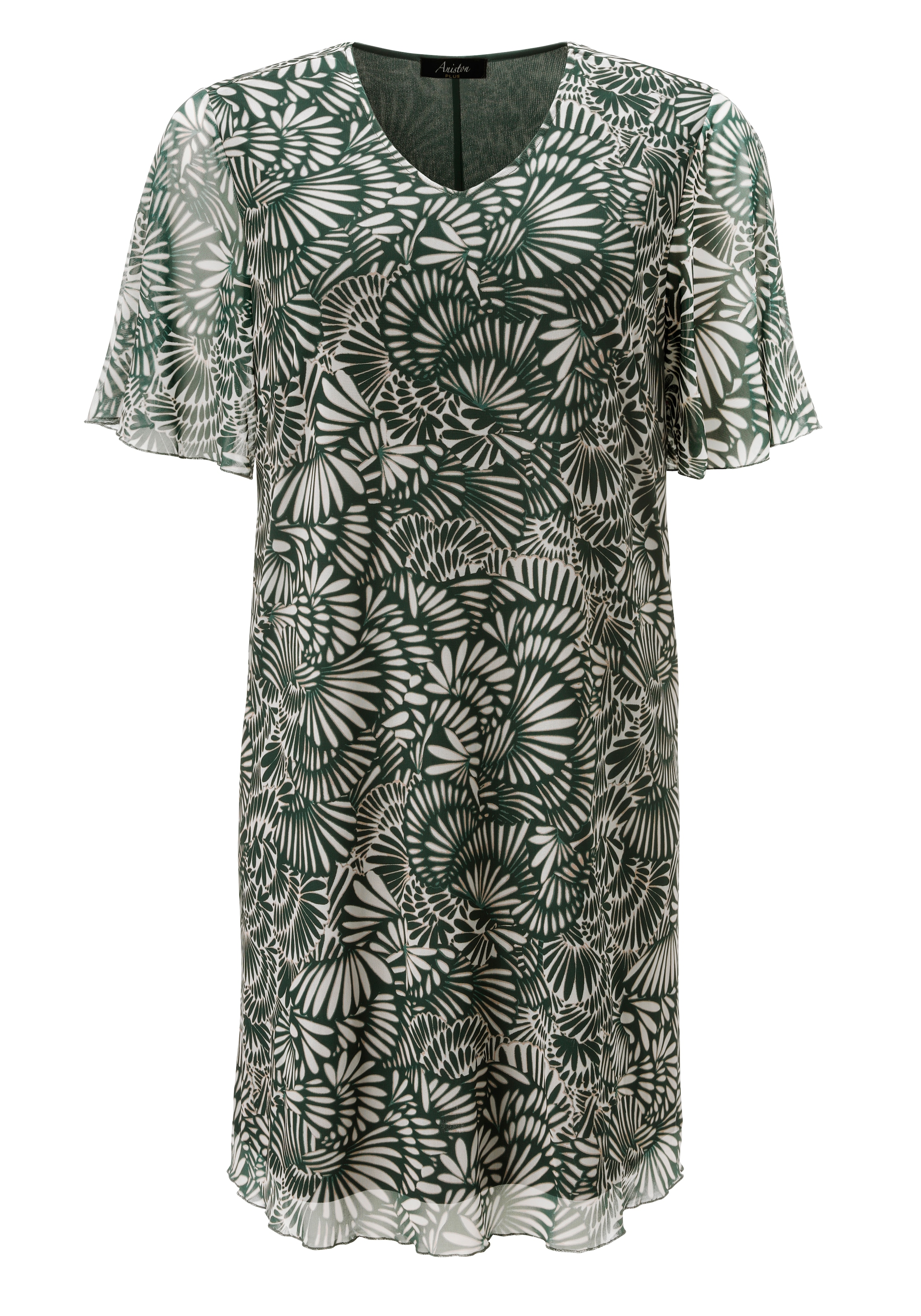 Aniston PLUS Meshkleid mit Flügelärmelchen - NEUE KOLLEKTION