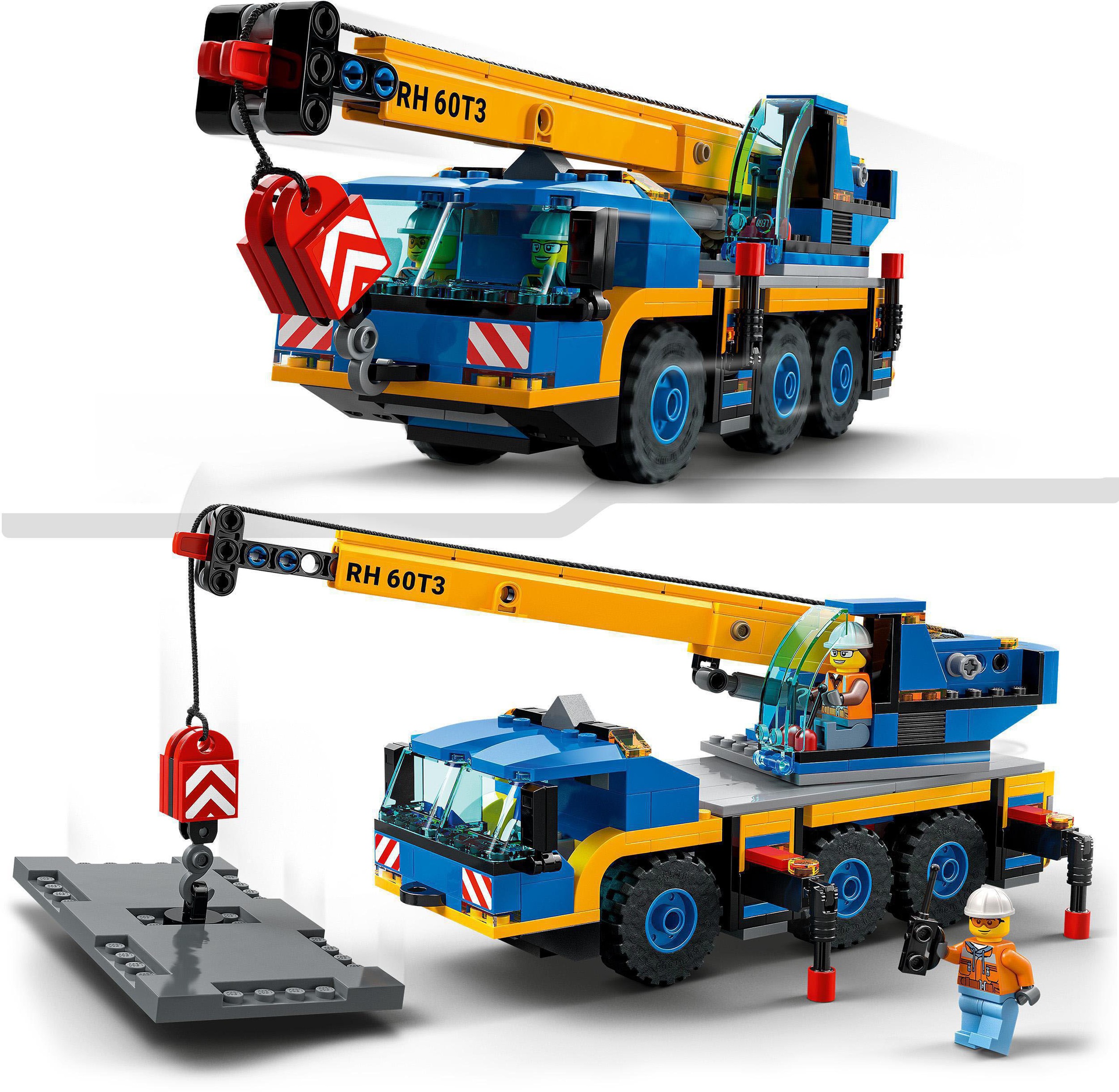 LEGO® Konstruktionsspielsteine »Geländekran (60324), LEGO® City«, (340 St.)