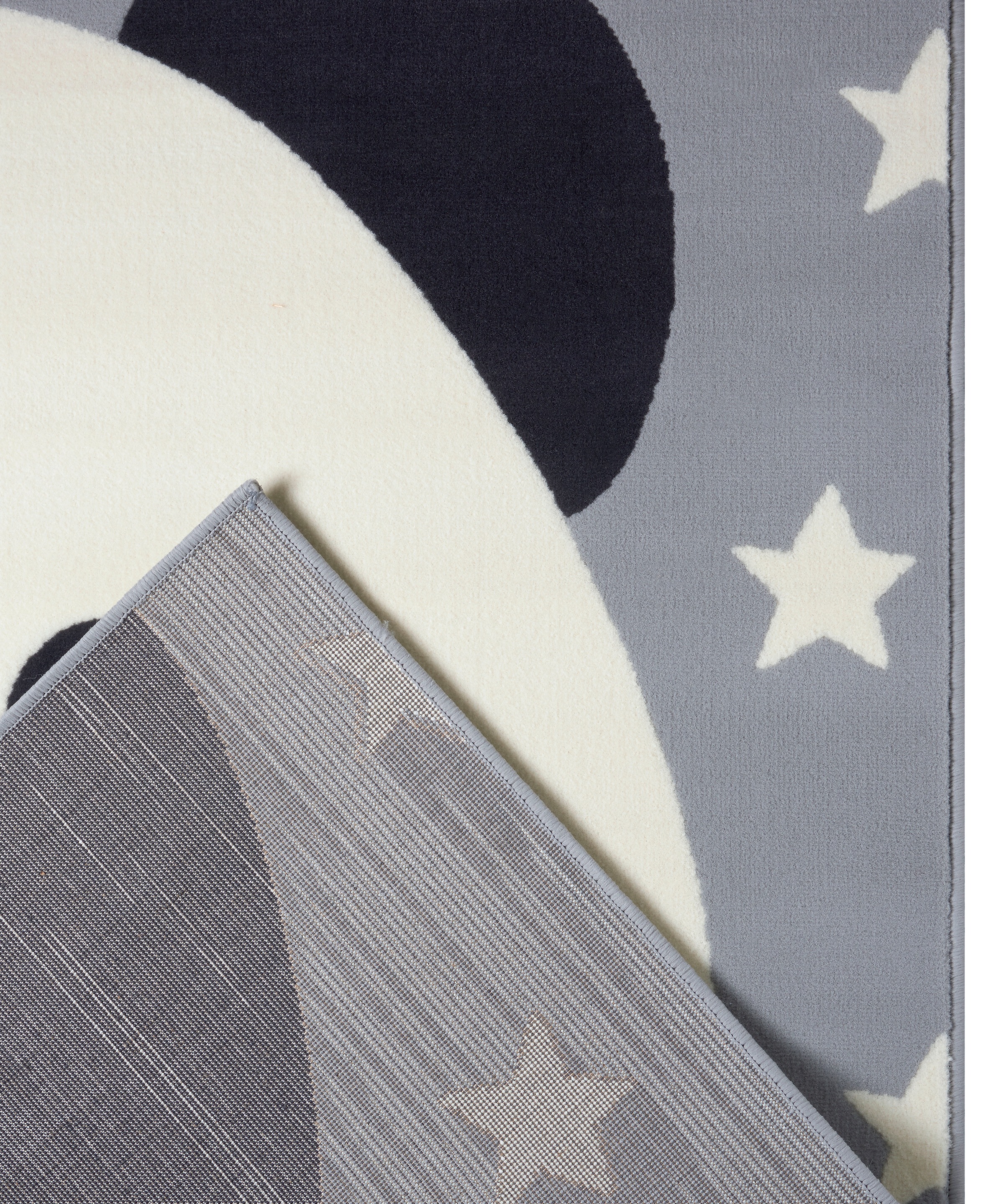 HANSE Home Kinderteppich »Panda Pepples«, rechteckig, 9 mm Höhe, Kurzflor, Tiermotiv, Sterne, Strapazierfähig, Pflegeleicht, Robust