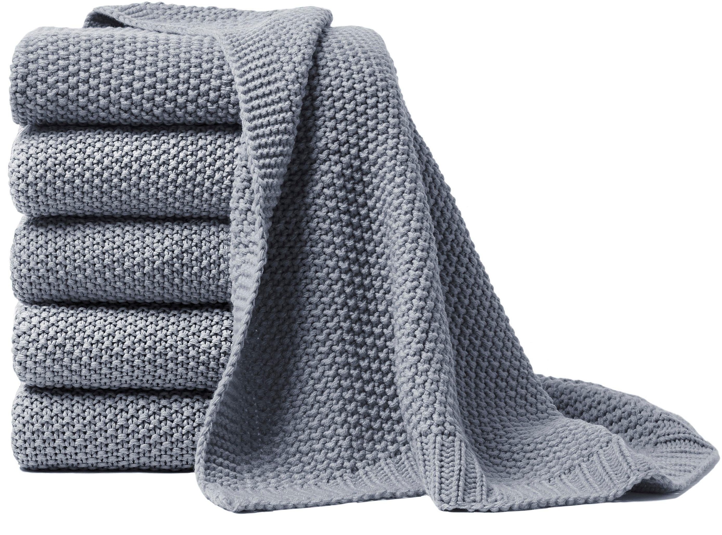 Primera Wohndecke »Strick« mit einer hochwertigen Randverarbeitung, Kuscheldecke