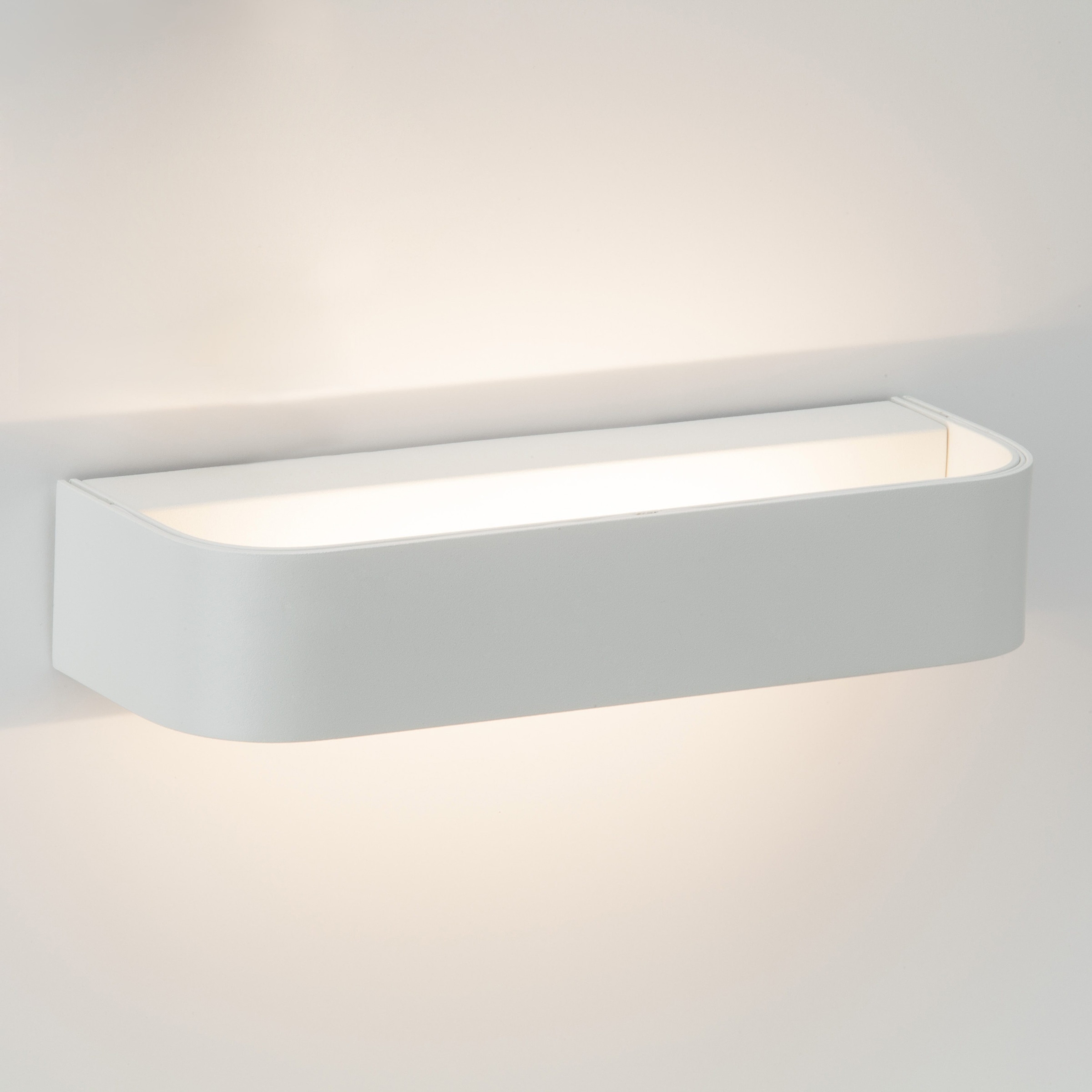 Wandleuchte Aluminium/ Shop OTTO »Free«, Wandleuchte weiße LED flammig-flammig, 5cm Höhe, 1 Metall, Deckenleuchte, Brilliant Online im LED