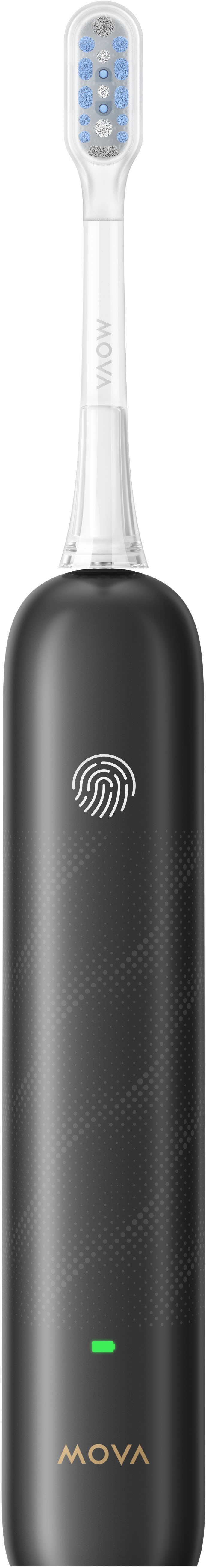 Mova Elektrische Zahnbürste »MOVA Fresh Pro 3DClean Electric Toothbrush with App« 2 Stk. Aufsteckbürsten Akku hält 30 Tage, Intuitive...