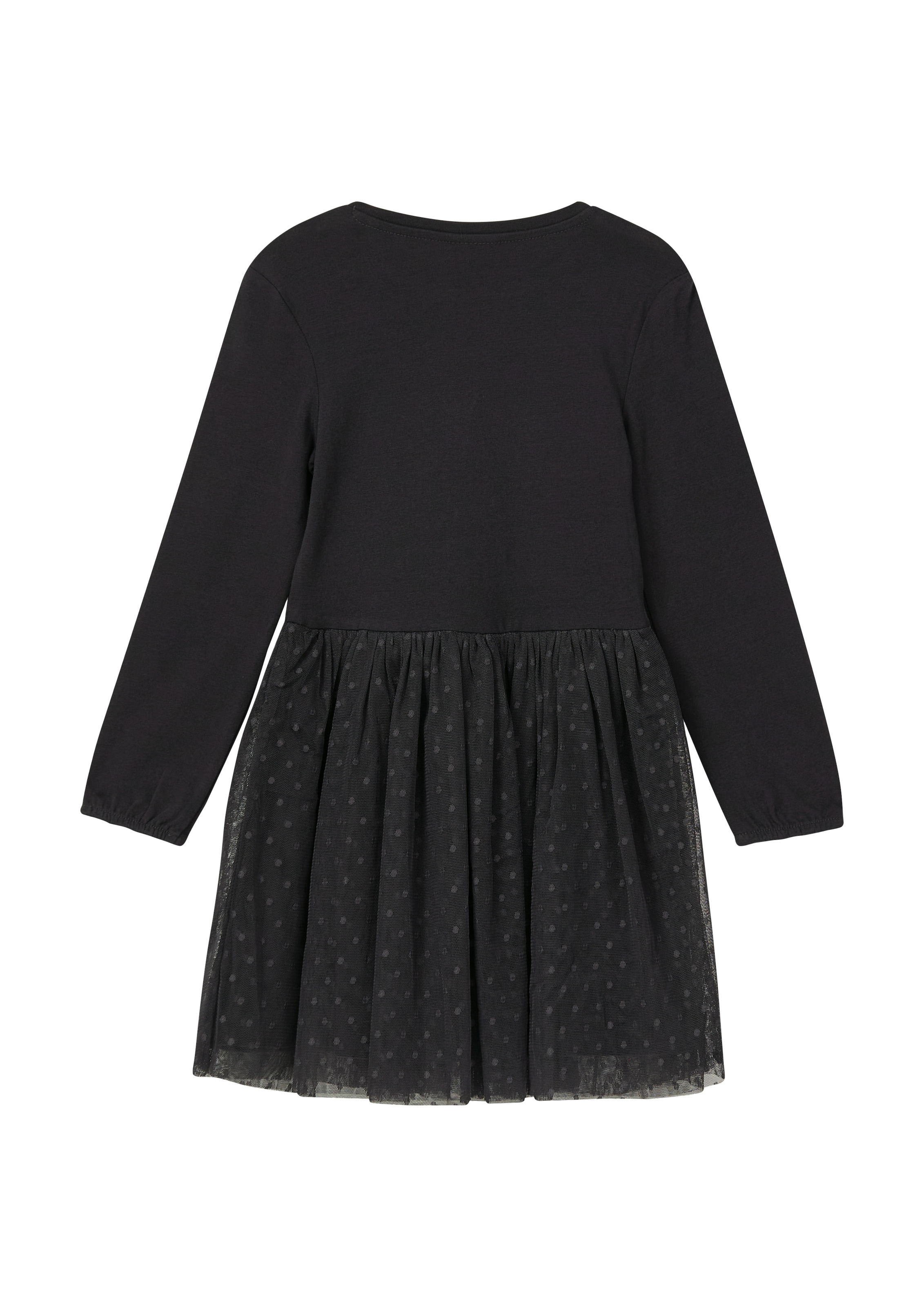 s.Oliver Junior Minikleid, mit Mesh-Rock, Fit and Flare