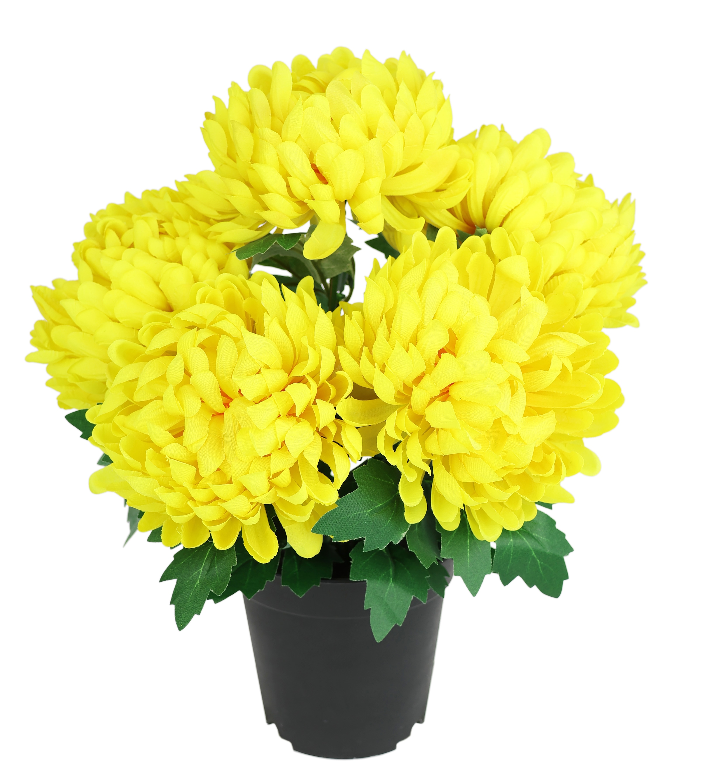 I.GE.A. Kunstblume »Chrysantheme im Topf« Blume Dekoblume Herbstblume Herbstdeko künstlich Kunstpflanze Pflanze