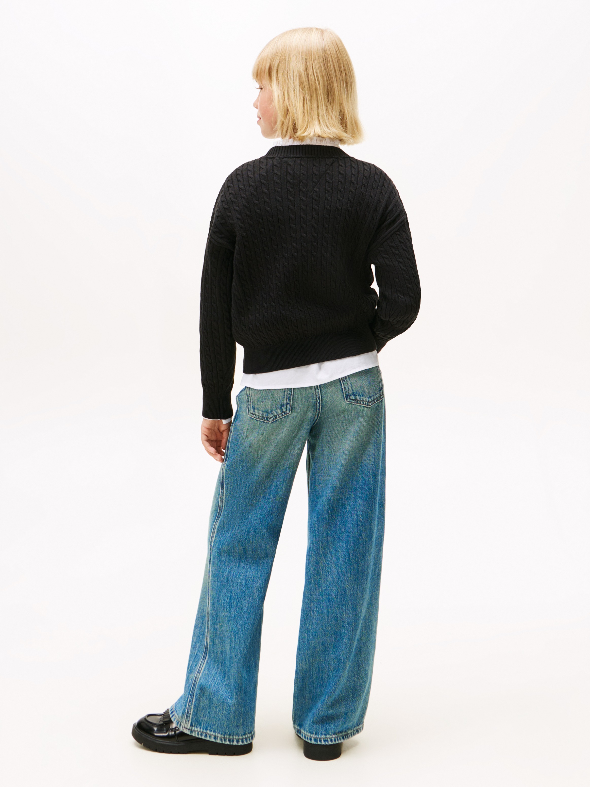 Tommy Hilfiger Strickpullover »CABLE SWEATER« Kinder bis 16 Jahre