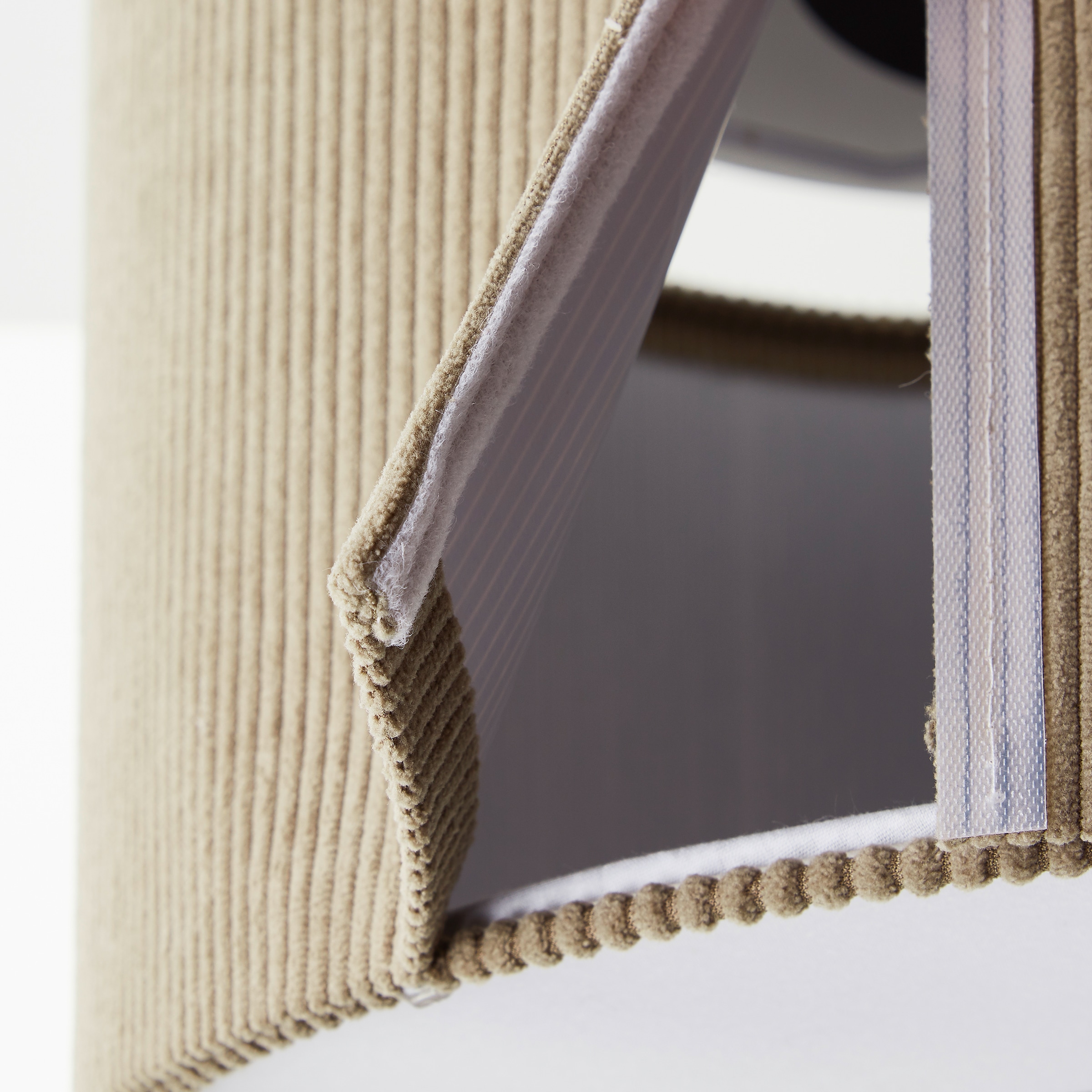 Brilliant Pendelleuchte »Tony«, 1 flammig, Leuchtmittel E27 | ohne Leuchtmittel, mit Cord-Lampenschirm, 150 x 35 cm, E27, kürzbar, Textil
