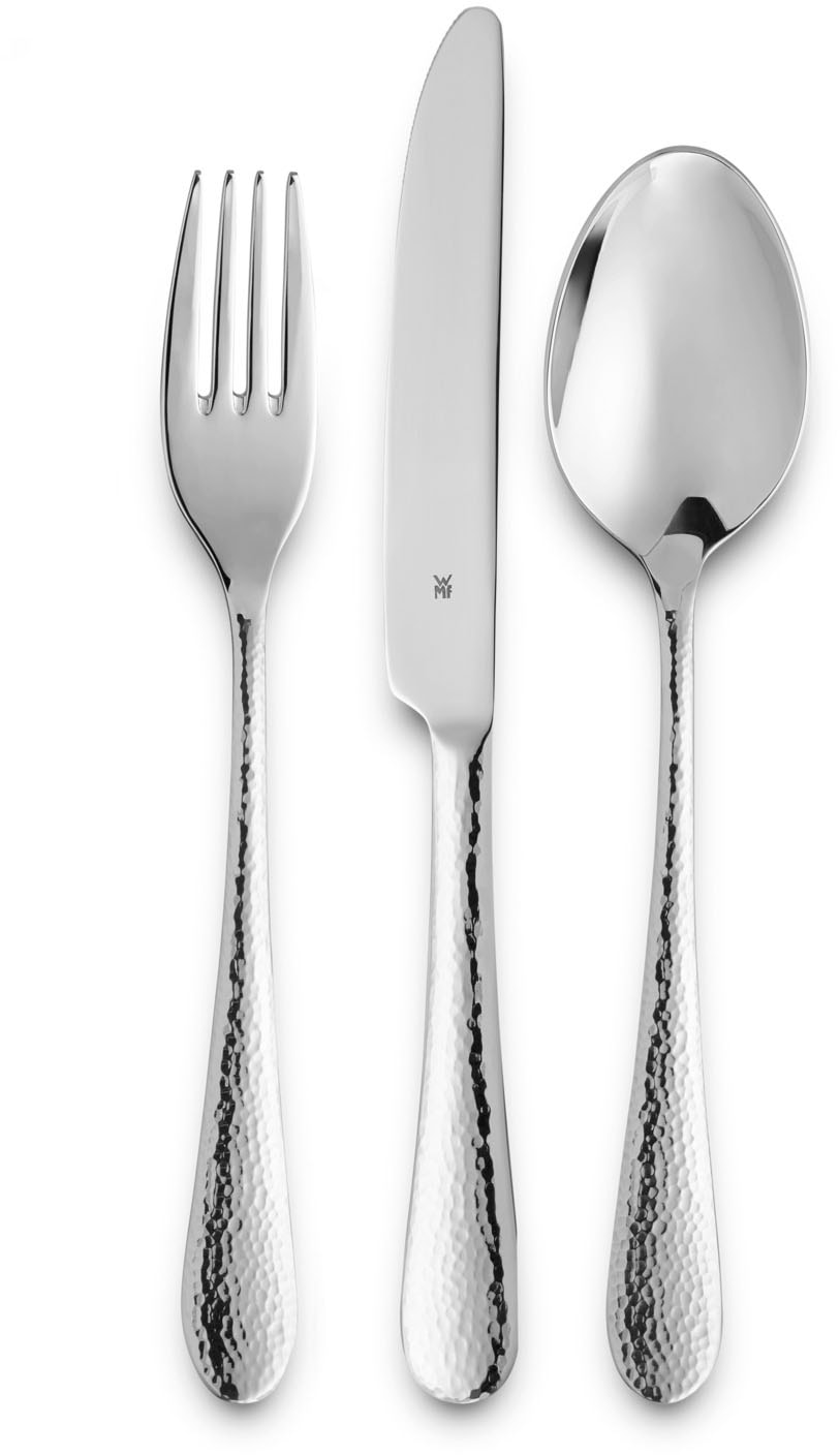 WMF Besteck-Set »Sitello« geschmiedete Messer, farbecht, Wellenschliff, spülmaschinenfest