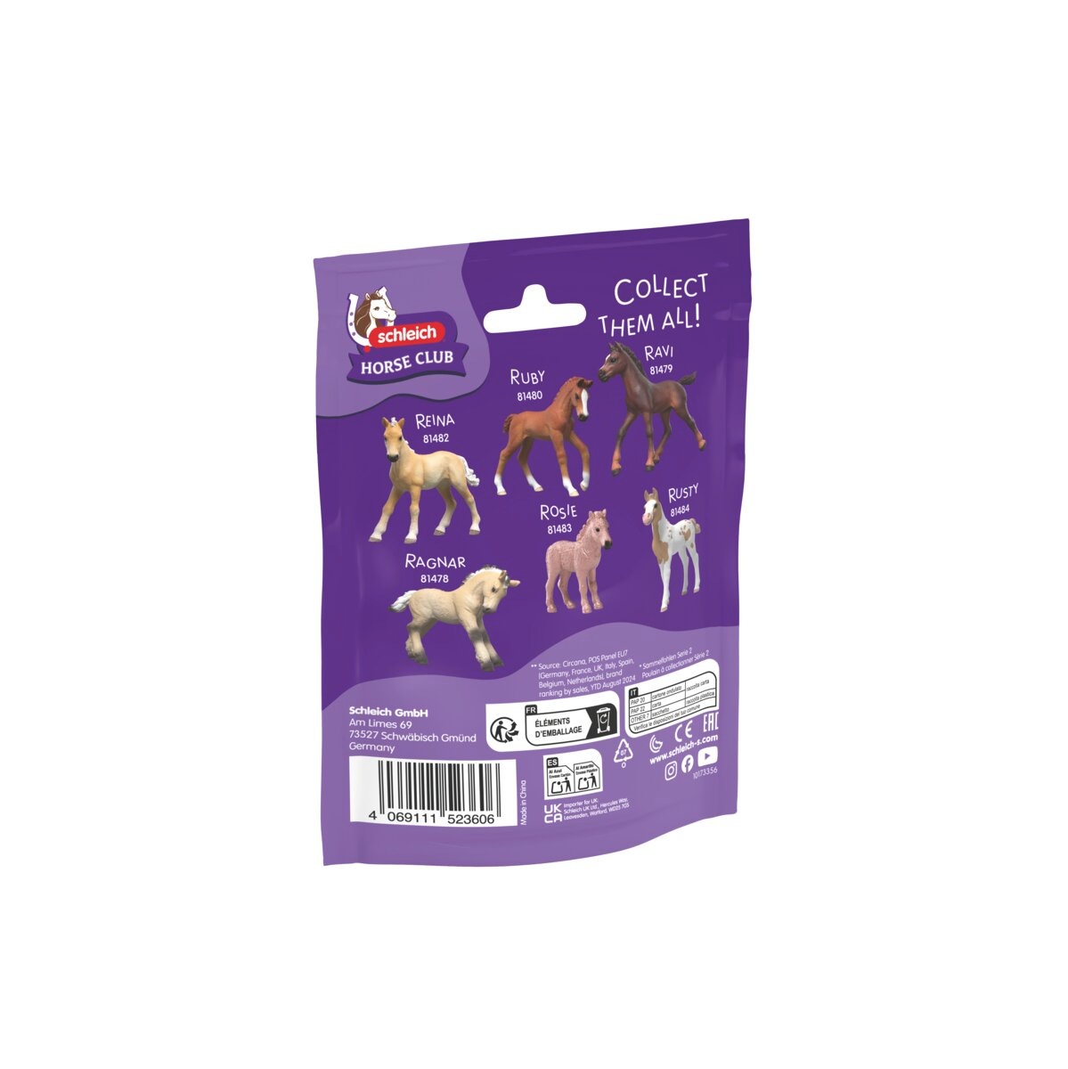Schleich® Spielfigur »HORSE CLUB, Sammelfohlen Rocky (81481)«