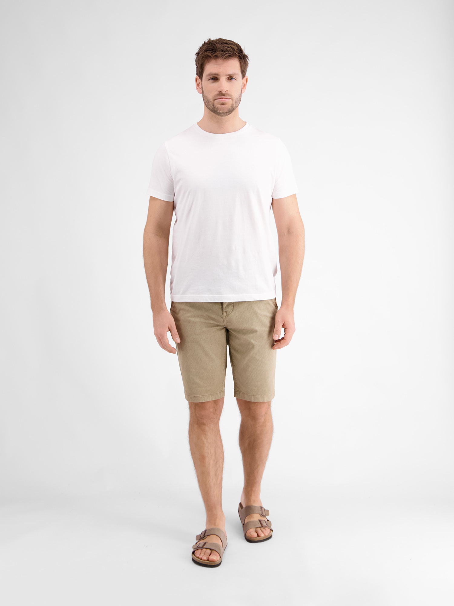 LERROS Bermudas »LERROS Chino-Bermuda mit Print«