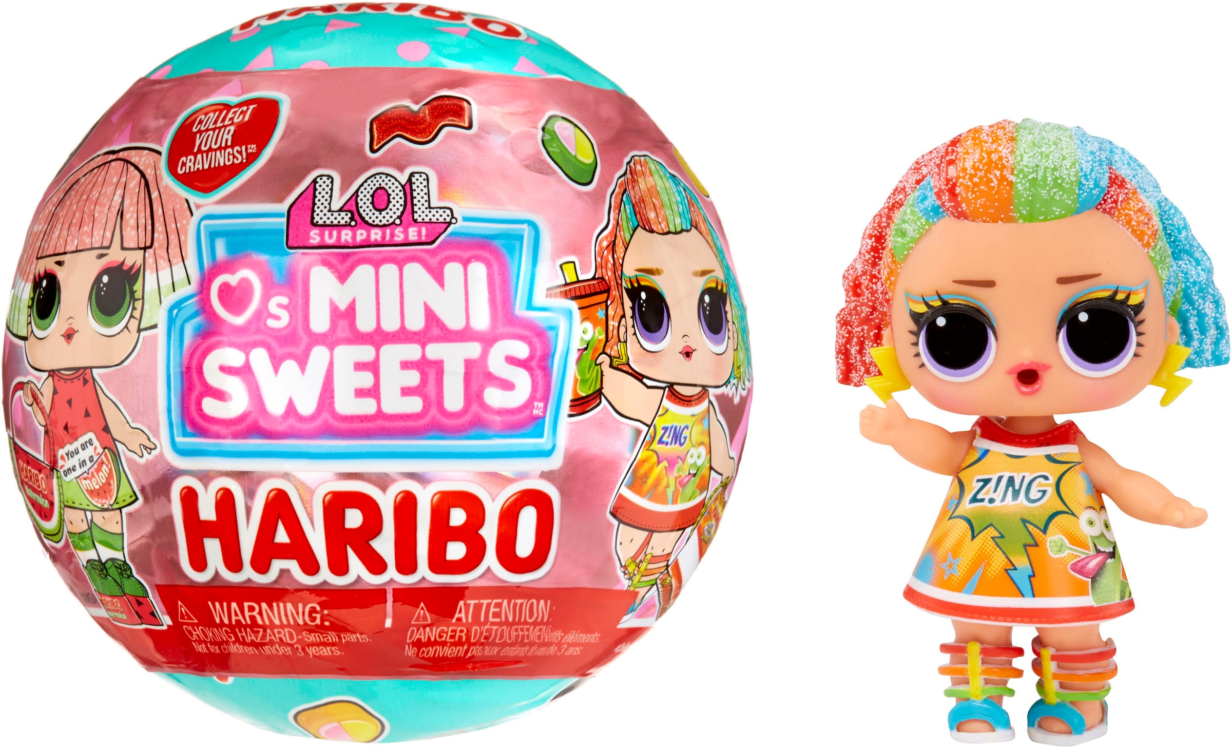 L.O.L. SURPRISE! Anziehpuppe »L.O.L. Surprise Loves Mini Sweets X HARIBO Dolls«, sortierte Lieferung