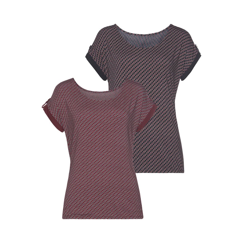 Vivance T-Shirt, (2er-Pack)