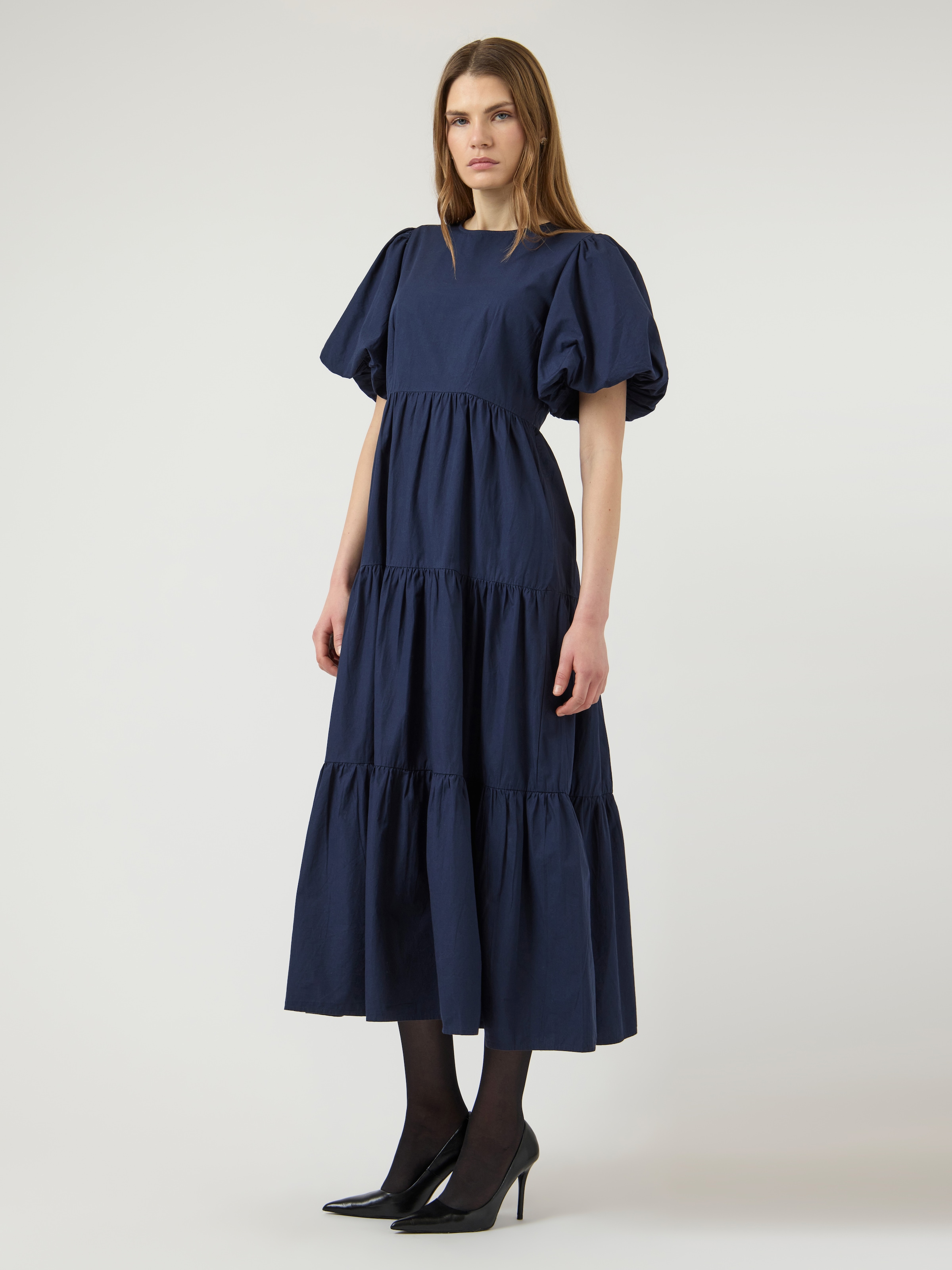 Y.A.S Midikleid »YASCOLEA SS ANKLE DRESS S. NOOS« Sommerkleid, Baumwolle, knöchellang
