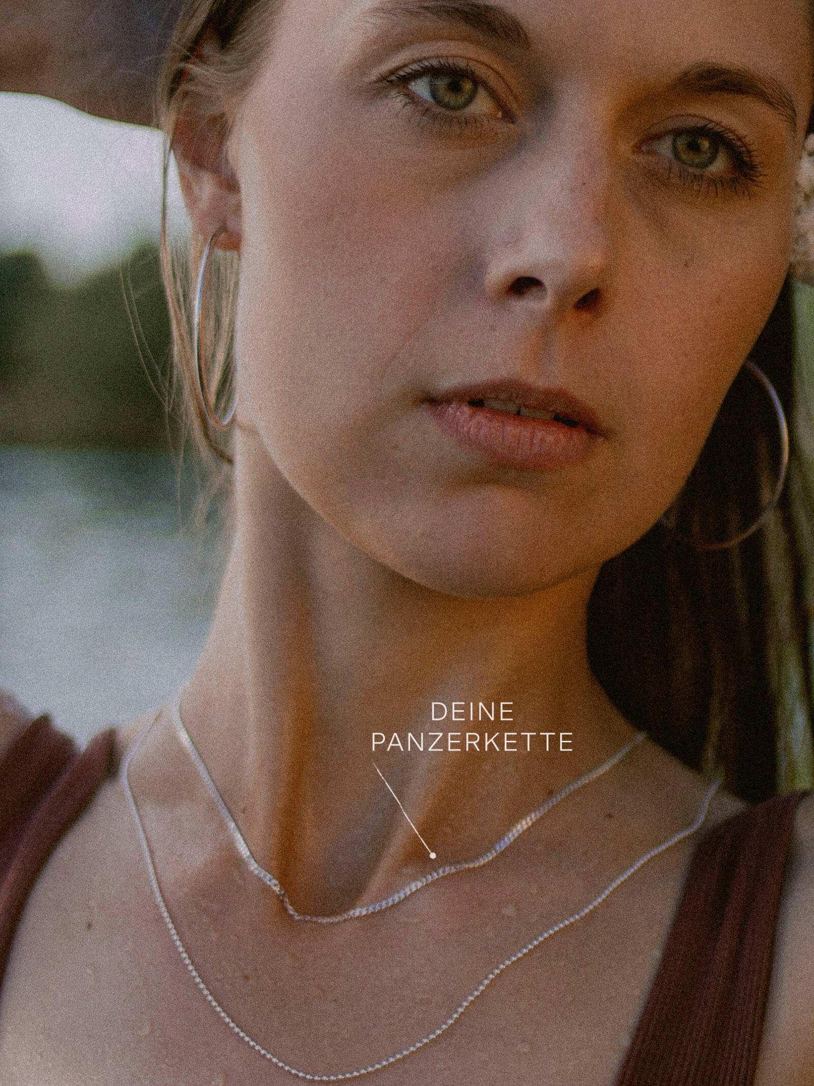 modabilé Panzerkette »Schmuck Geschenk Silber 925 Halsschmuck Halskette Sincere«, (inkl. Putztuch), Made in Germany