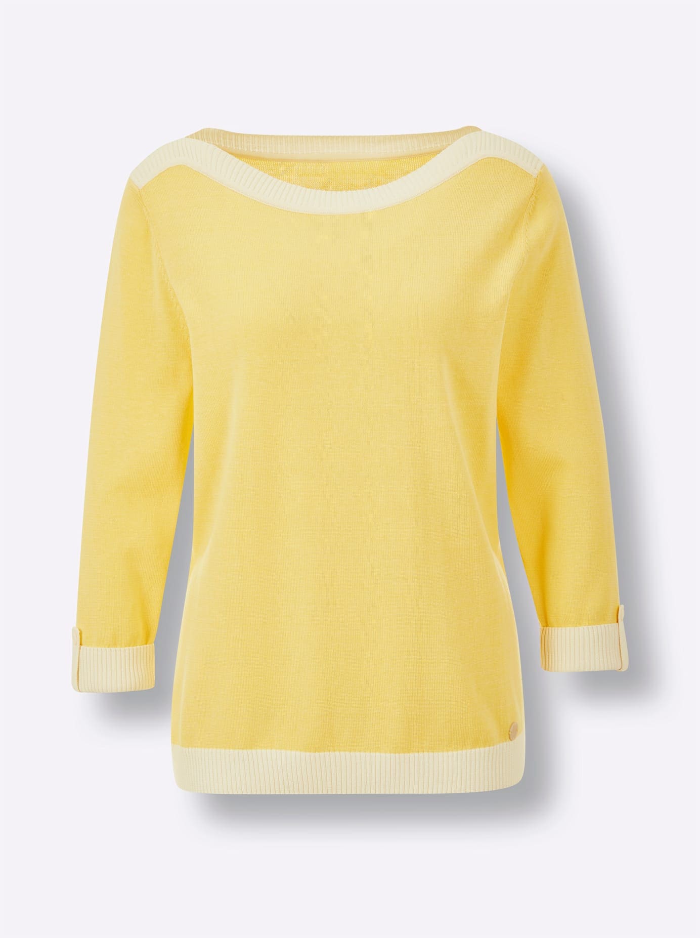 CREATION L PREMIUM 3/4 Arm-Pullover »Seiden-Baumwoll-Pullover«