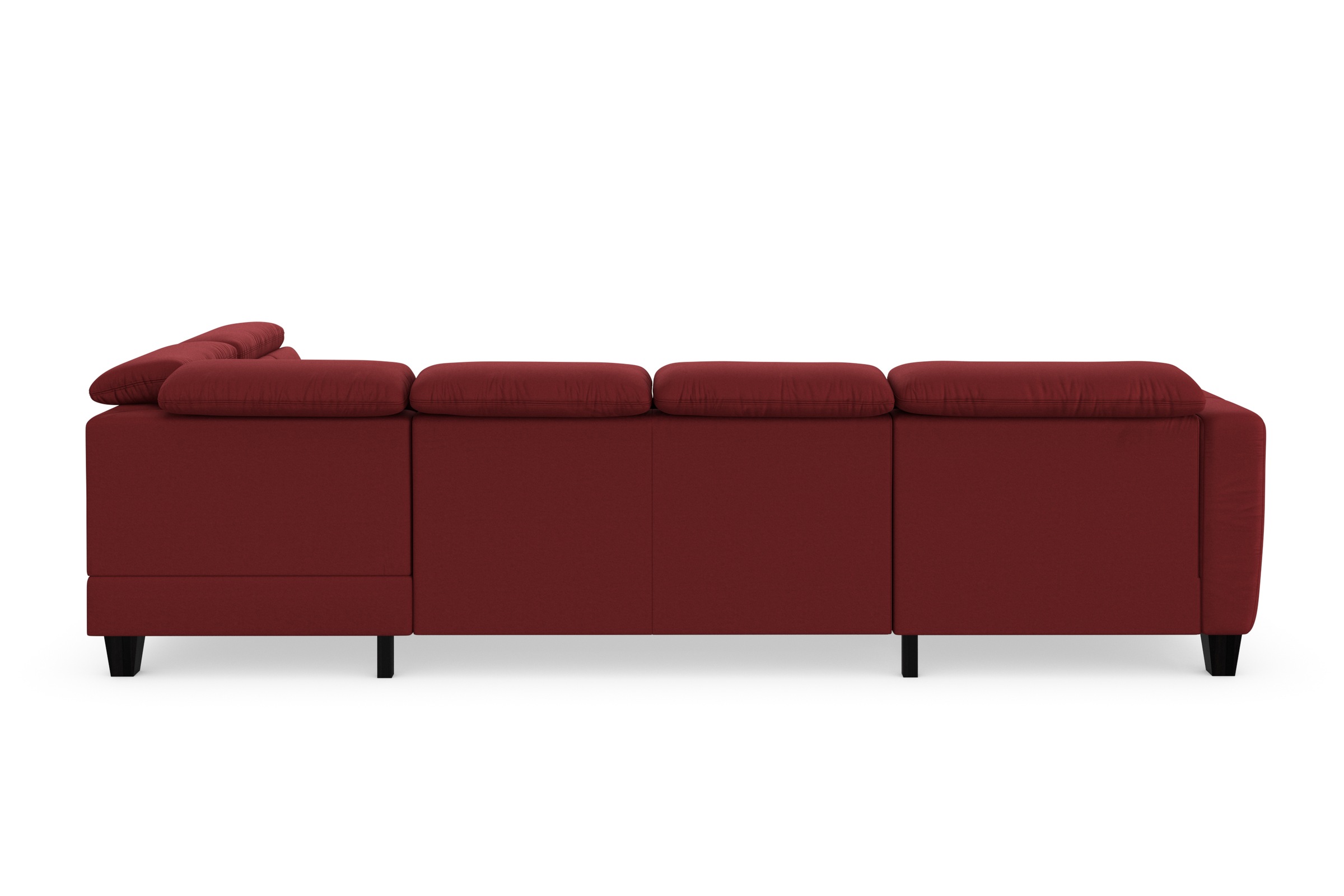 sit&more Wohnlandschaft »Belluci U-Form«, Kopfteilverstellung und Federkern, wahlweise mit Bettfunktion