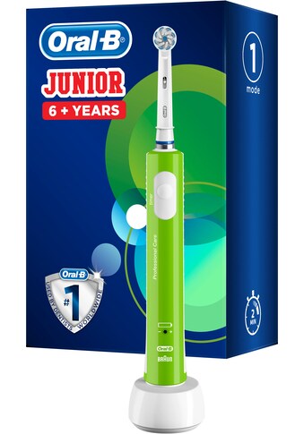 Oral B Elektrische Zahnbürste »Junior Green«, 1 St. Aufsteckbürsten kaufen