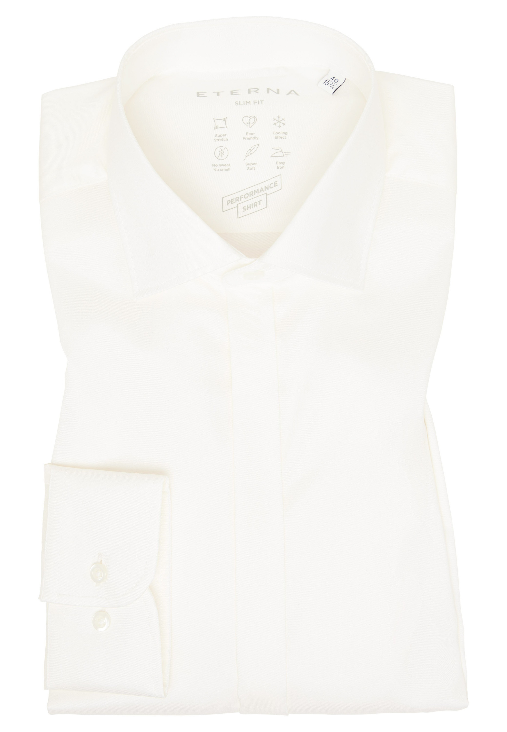 Eterna Langarmhemd »SLIM FIT«, EASY IRON (bügelleicht)