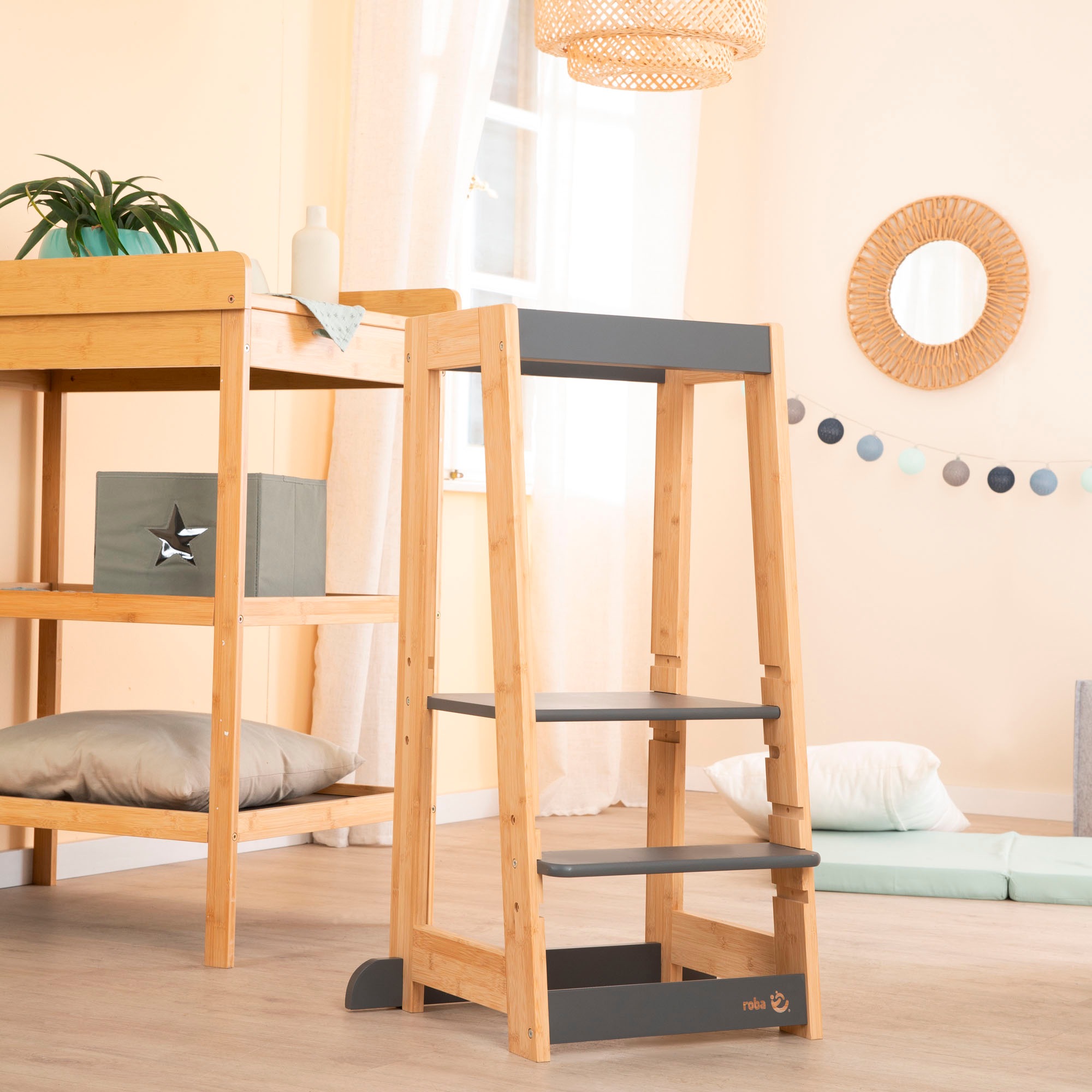 roba® Stehhilfe »Lernturm Bambus« ()