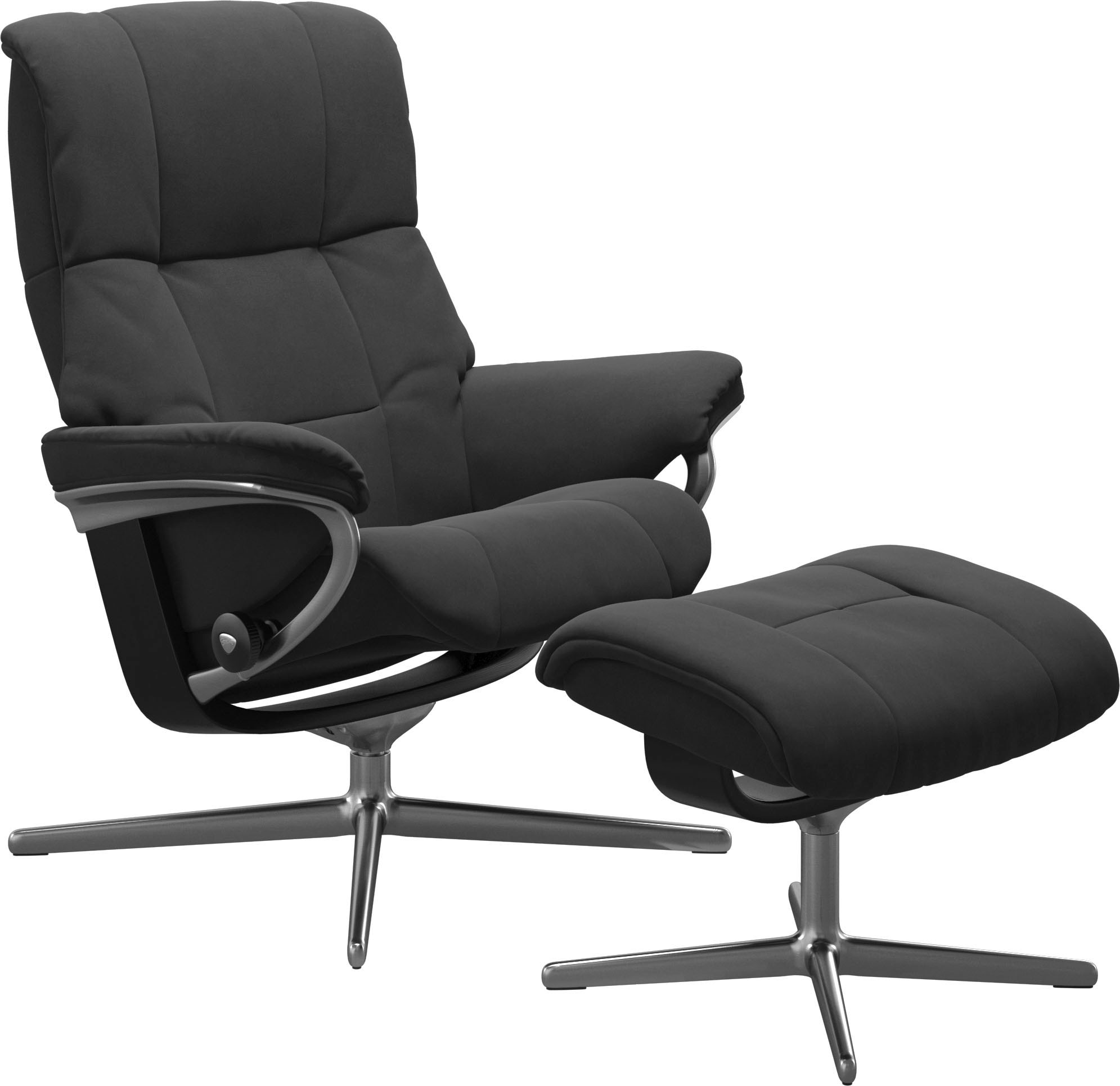 Stressless® Relaxsessel »Mayfair« mit Cross Base, Größe S, M & L, Holzakzent Schwarz