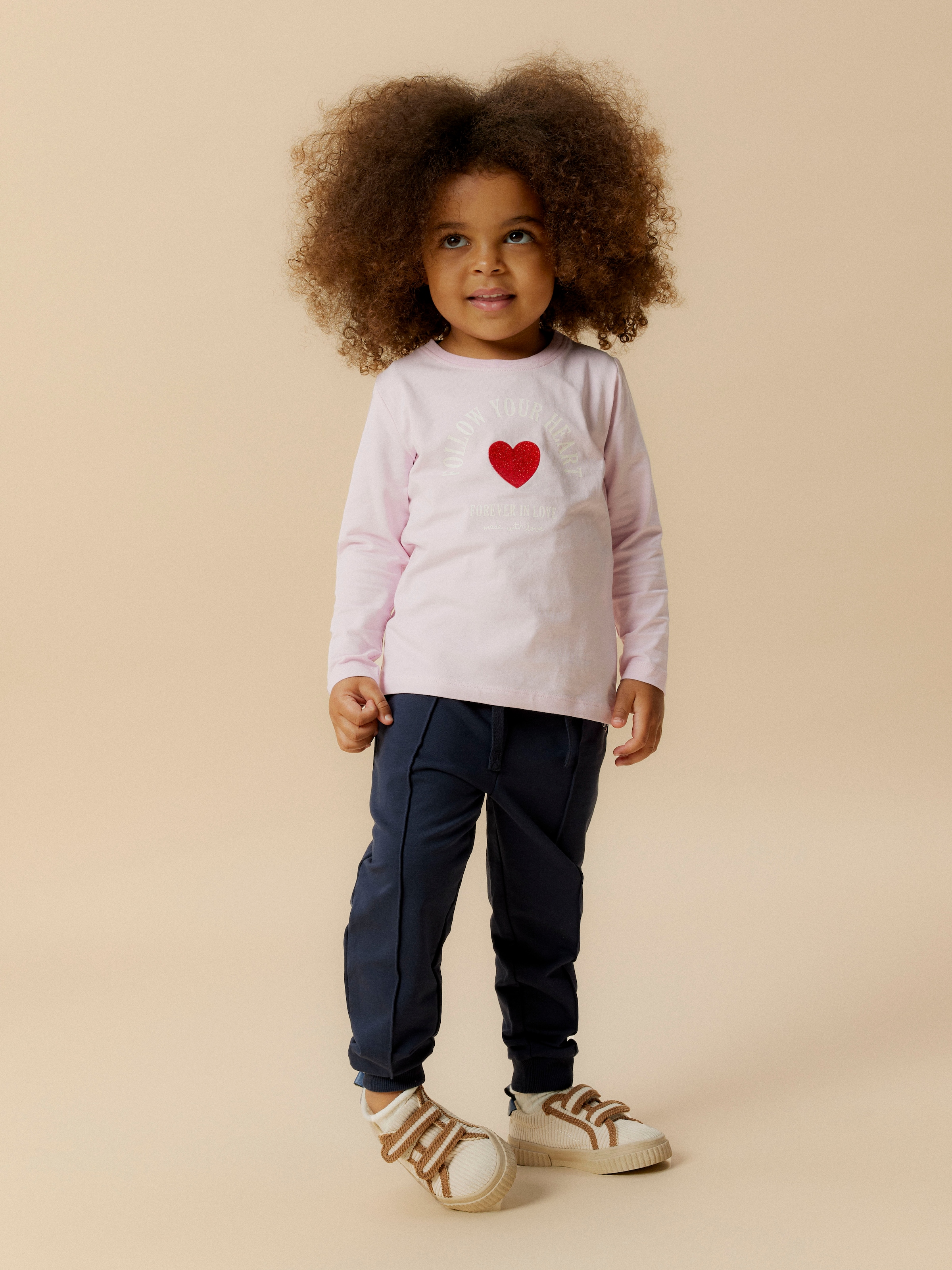 Name It Langarmshirt »NMFLIRA LS TOP BOX«