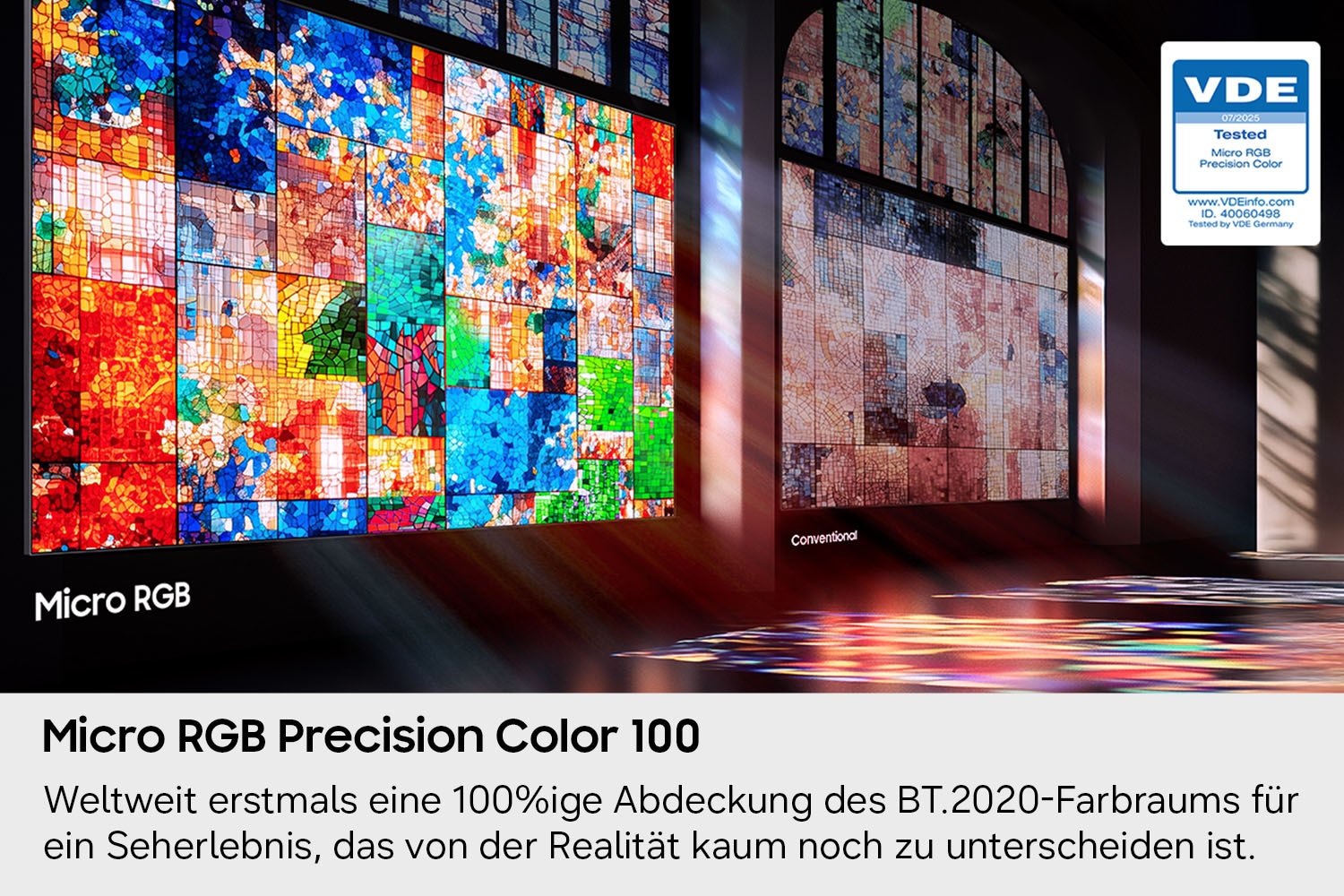 Samsung LCD-LED Fernseher »GMR85R85HAU« 214 cm/85 ″ Smart-TV Micro RGB, 100% BT.2020 Farbraum, Motion Xcelerator 144Hz, Dolby Atmos