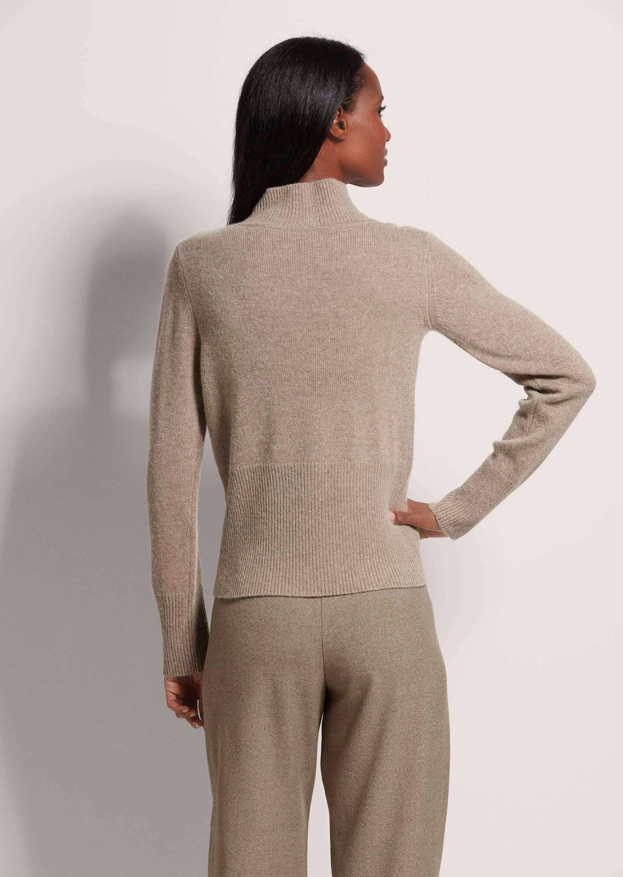 MADELEINE Longpullover »Pullover Pullover mit Stehkragen«