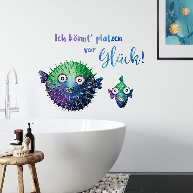 Wall-Art Wandtattoo »Könnt platzen vor Glück«, (1 St.) bestellen online bei  OTTO