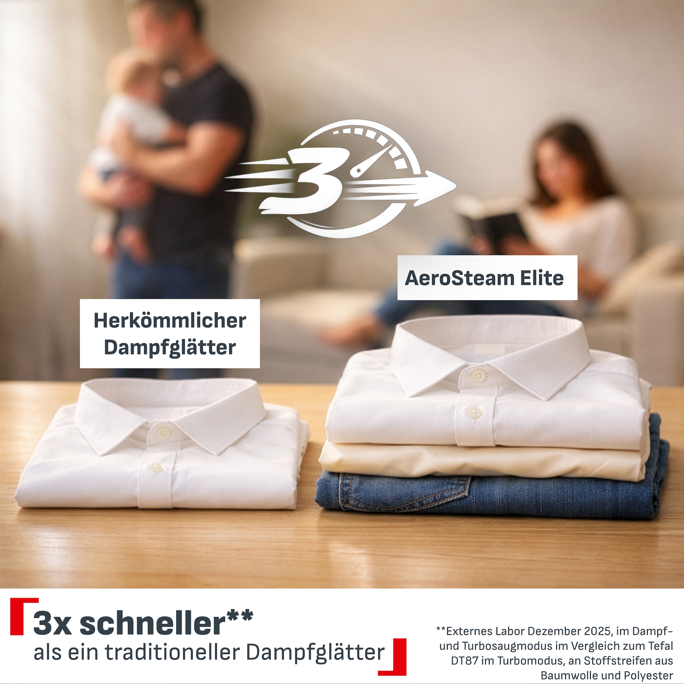 Tefal Dampfglätter »AeroSteam Elite 620« 1400 W mit Ansaugtechnologie, abnehmbarer Wassertank, beheizte Bügelsohle