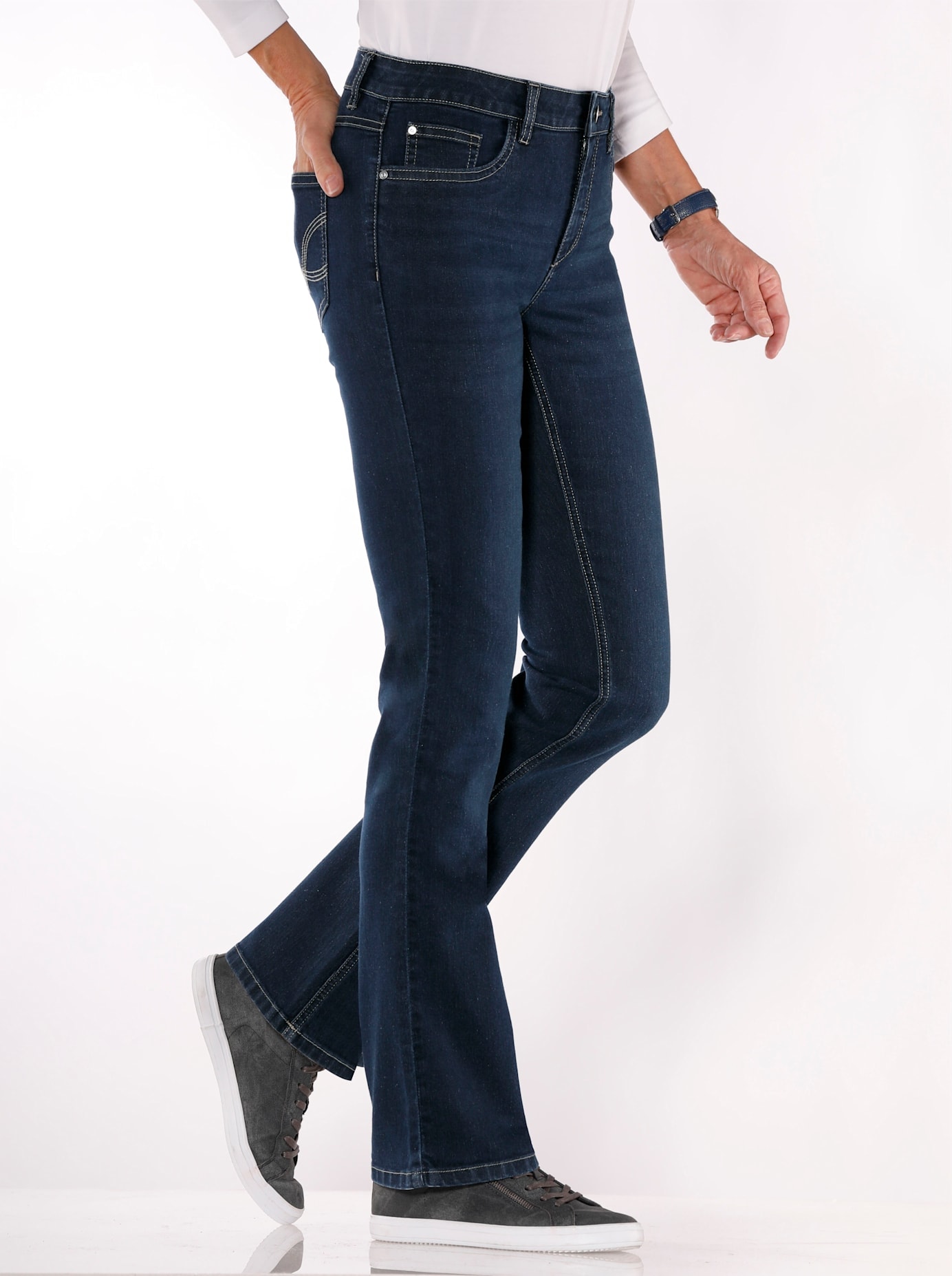 Classic Basics Bootcut-Jeans, (1 tlg.)