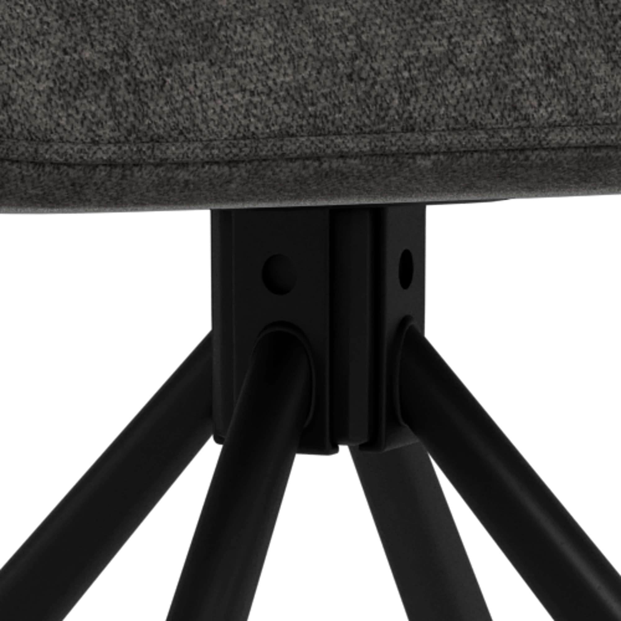 ACTONA GROUP Esszimmerstuhl »Graham, Polsterstuhl, Stuhl mit Polsterung« (Set) 2 Stk.Stoff, dekorativer Cut-Out, Drehfunktion, 4-Stern-Gestell, FSC™