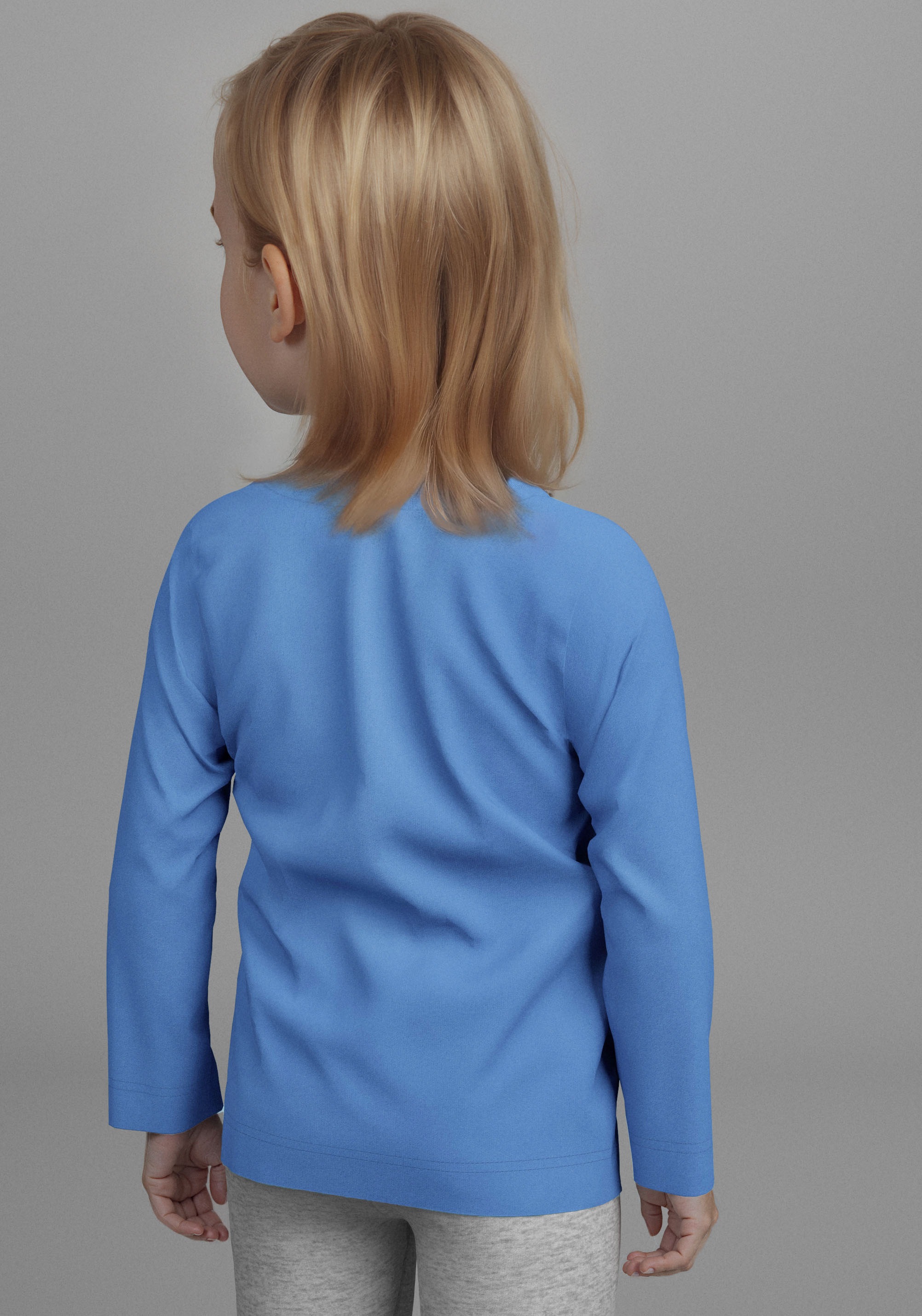 KIDSWORLD Langarmshirt »mit Glitzerprint: PRINCESS HAS ARRIVED«, Sprücheshirt, Glitzershirt für kleine Prinzessinnen