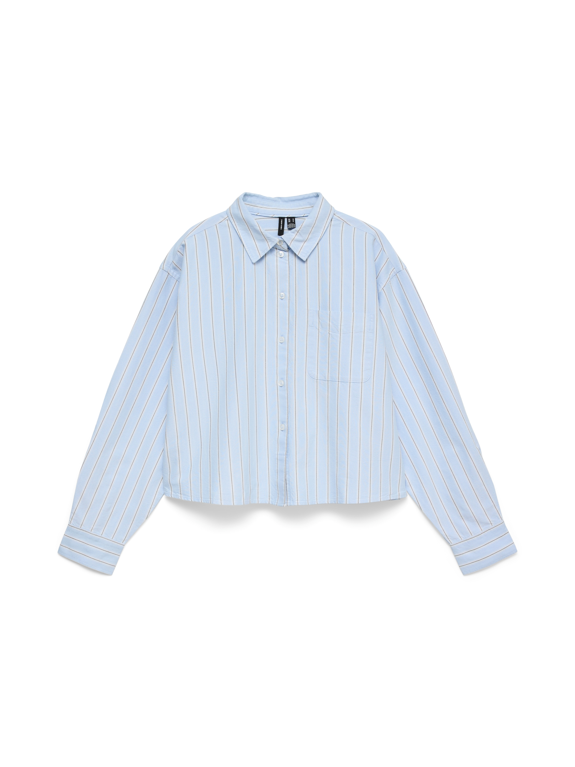 Vero Moda Hemdbluse »VMARIA LS SHORT BOXY SHIRT WVN NOOS« Baumwollmischung, loose fit