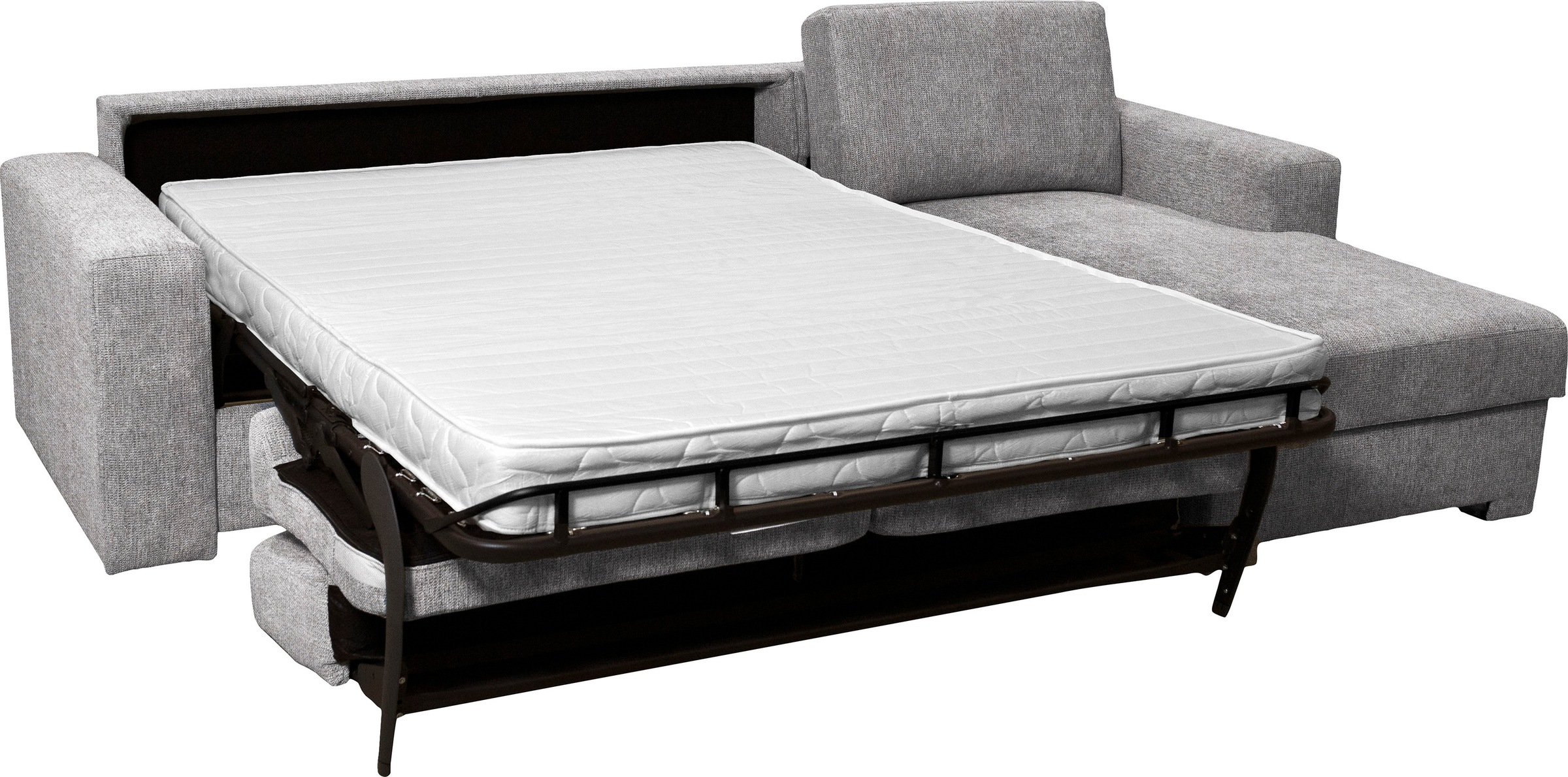 Home affaire Ecksofa »Roma "M" Matratzenhöhe 14 cm, Dauerschlaffunktion, mit Unterfederung,«, Liegemaße ca 143x198 cm, L-Form