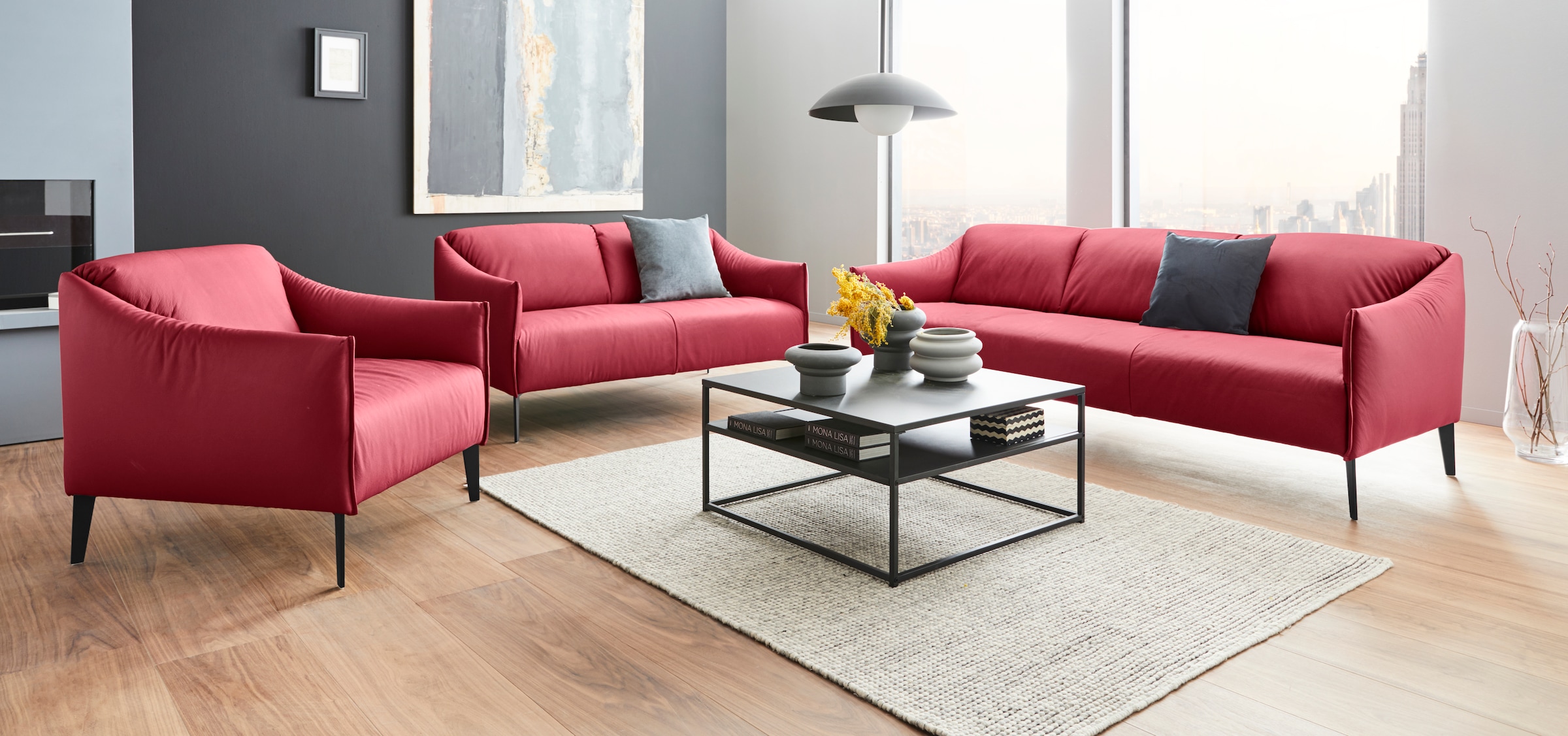 W.SCHILLIG Cocktailsessel »sally« mit Metall-Winkelfüßen in Schwarz pulverbeschichtet