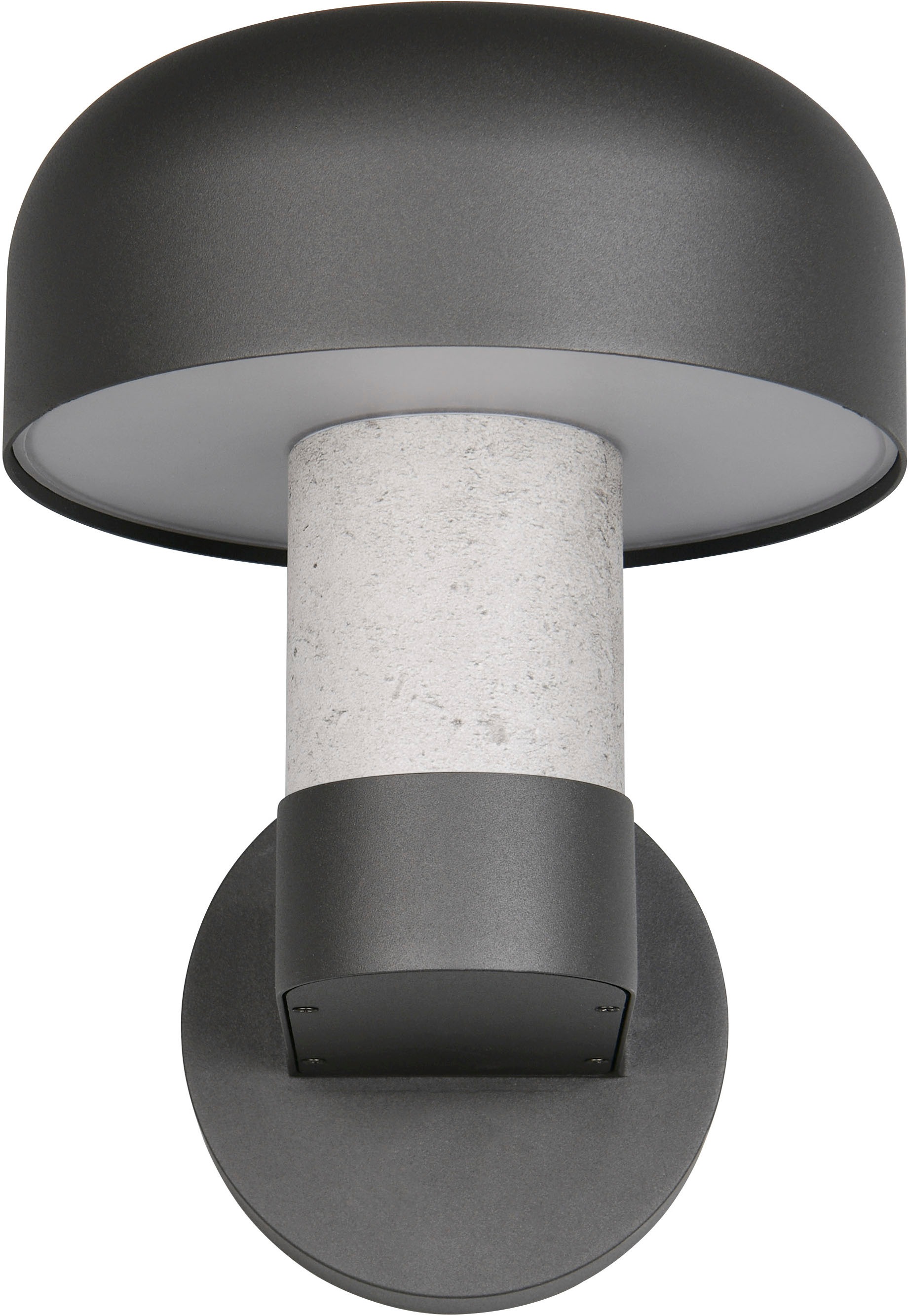 TRIO Leuchten Außen-Wandleuchte »FRASER, Fassadenbeleuchtung Laterne Pilzform, exkl 1x E27 max 10W IP54« E27 1 Stk. warmweiß - kaltweiß Hauswand Leuchte aus Druckguss Aluminium, Leuchtmittel wechselbar