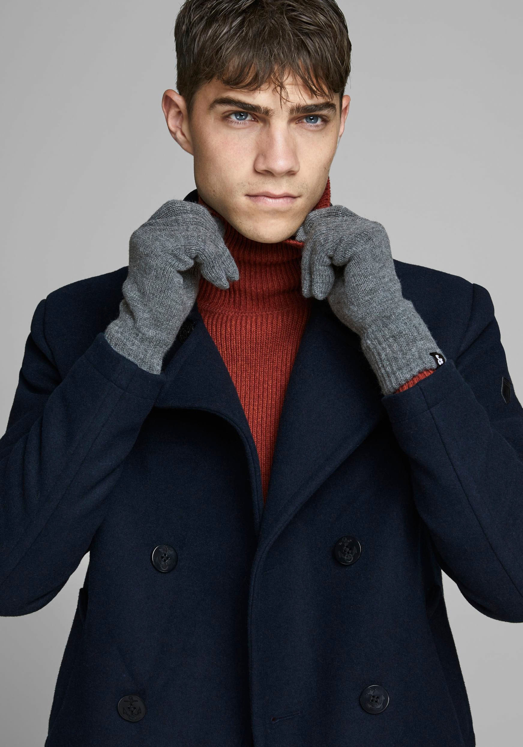 Jack & Jones Strickhandschuhe »JACBARRY KNITTED GLOVES NOOS« JACBARRY KNITTED GLOVES NOOS