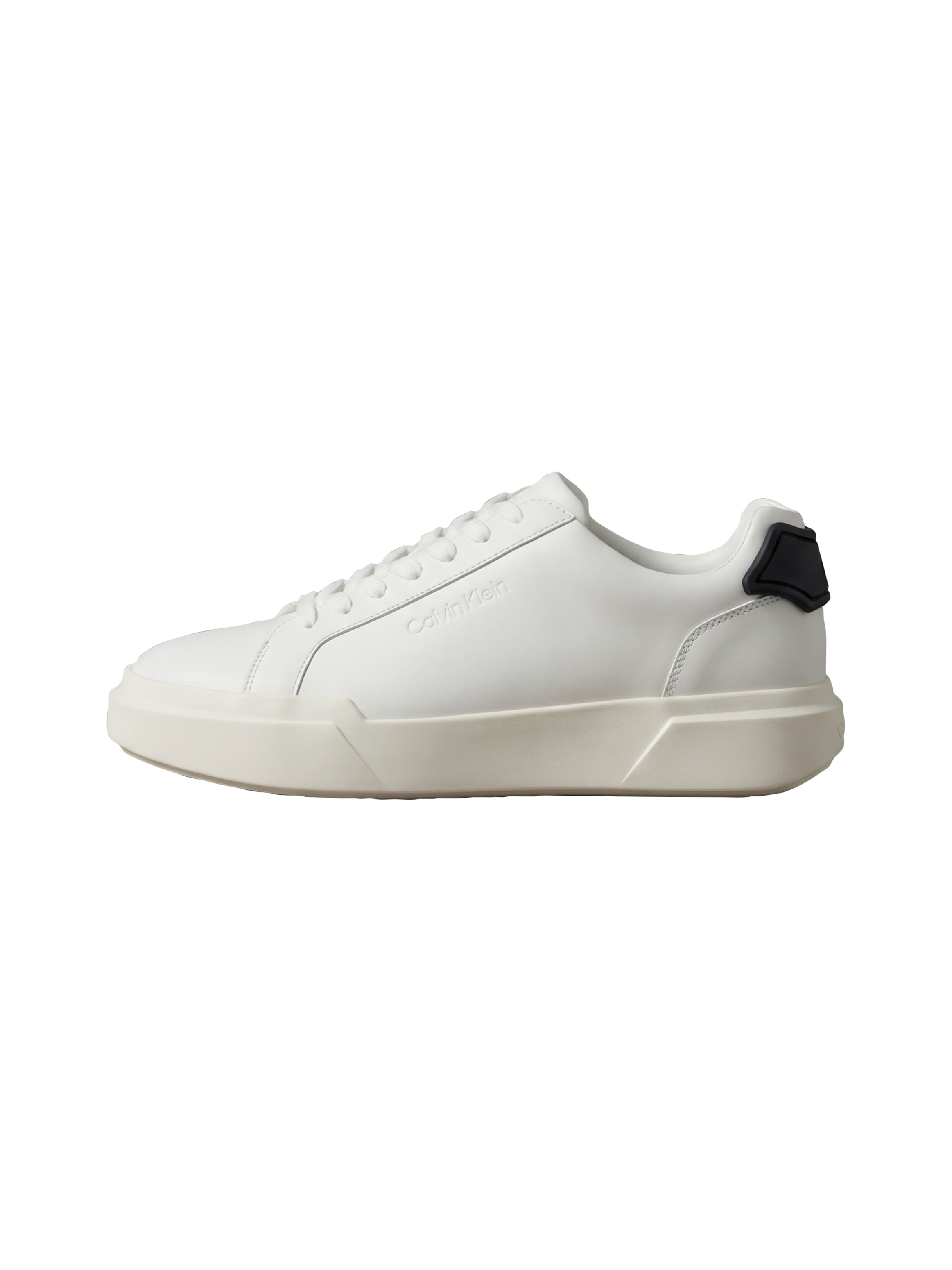 Calvin Klein Sneaker »CHUNKY CUPSOLE LACEUP RUB BT LTH«  Schnürschuh, Halbschuh, Freizeitsneaker mit Fersen-Kontrast