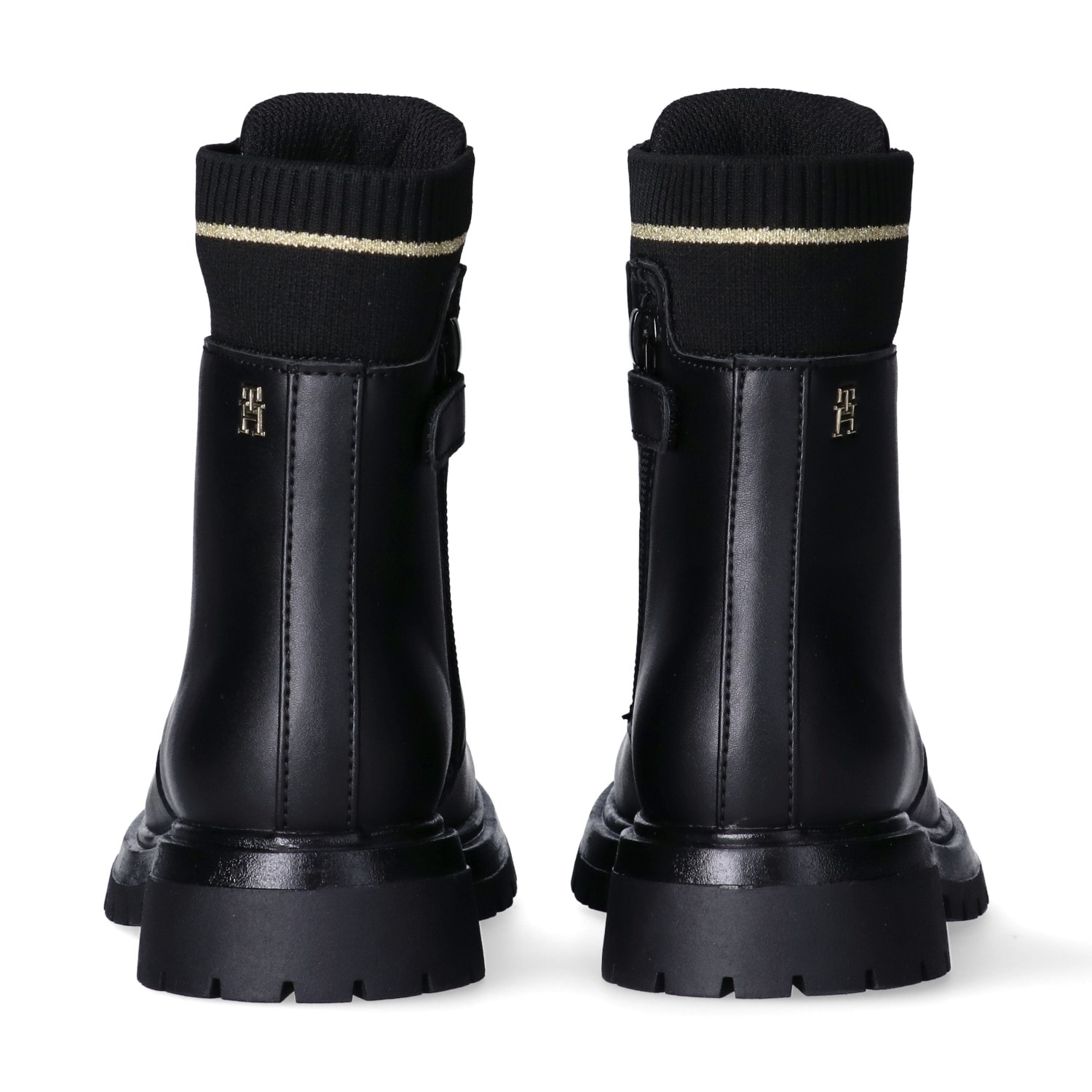 Tommy Hilfiger Schnürboots  Biker Boots, Winterboots mit Blockabsatz