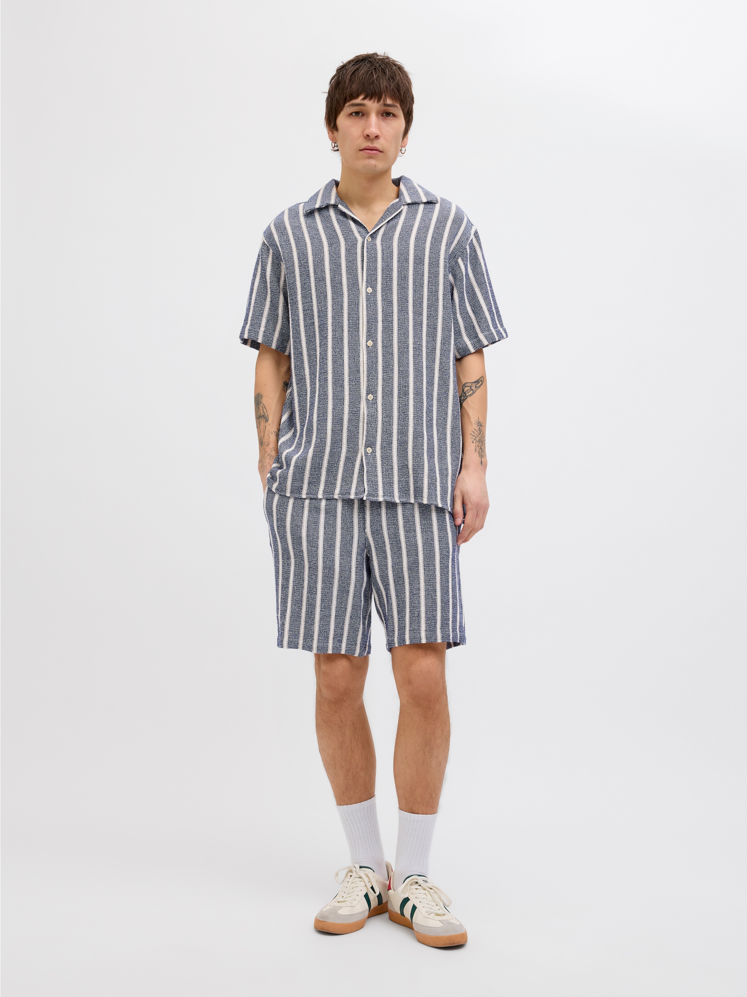 Jack & Jones Jogger Pants »JPSTJAIDEN COBA STRIPE JOG SHORT SRT SN«