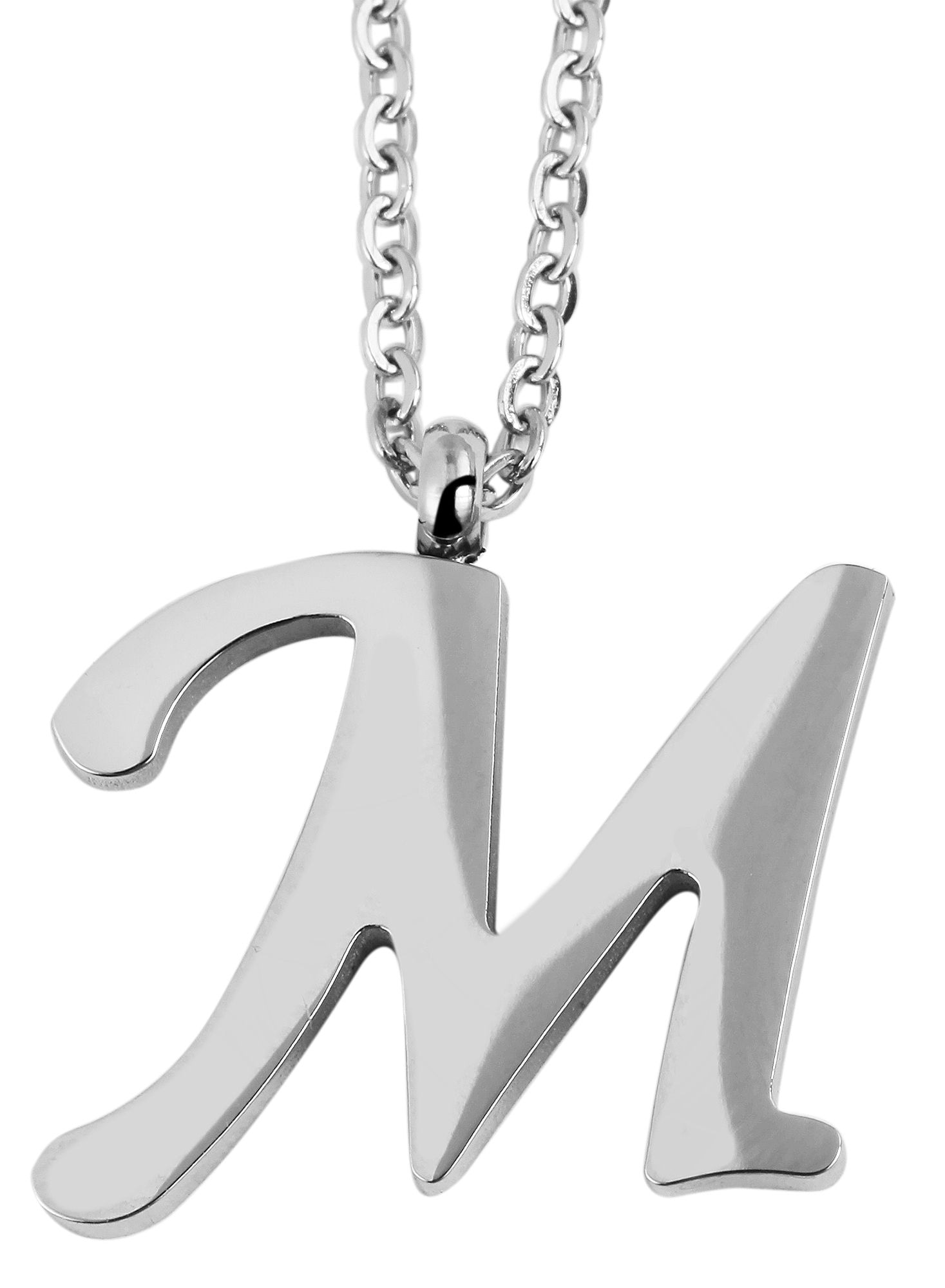 Adelia´s Kette ohne Anhänger »Unisex Halskette mit Anhänger ¿ Buchstabe S aus Edelstahl«