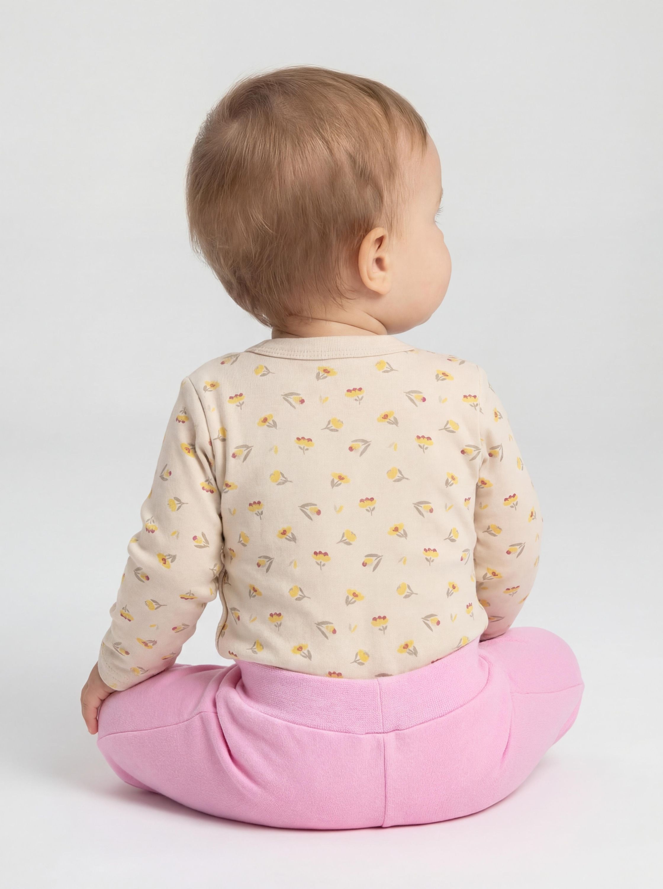 TupTam Langarmwickelbody »Wickelbody Unisex Baby Wickelbody Langarm 5er Set«