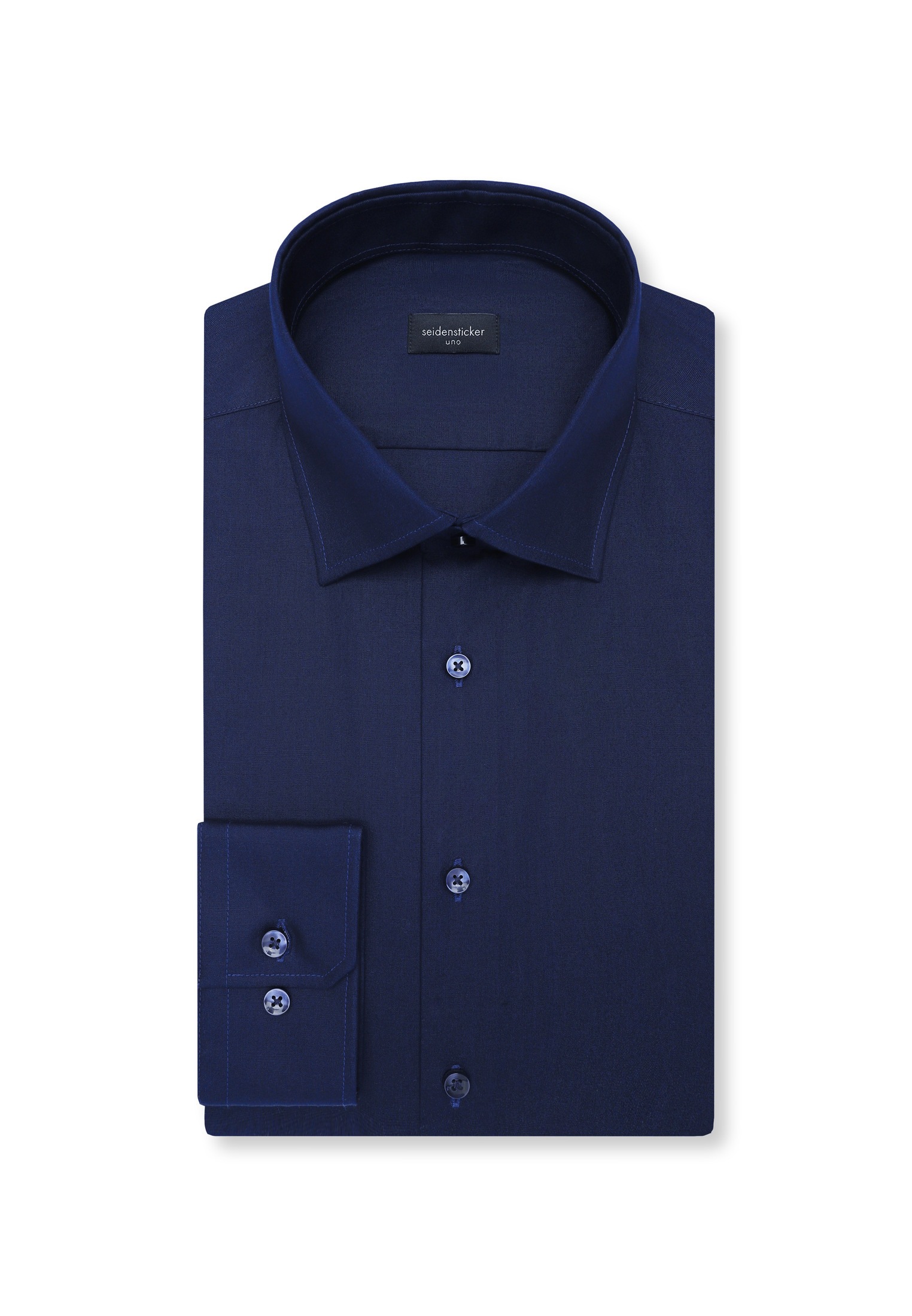 seidensticker Businesshemd »Schwarze Rose« Slim 1/1 Kentkragen Uni