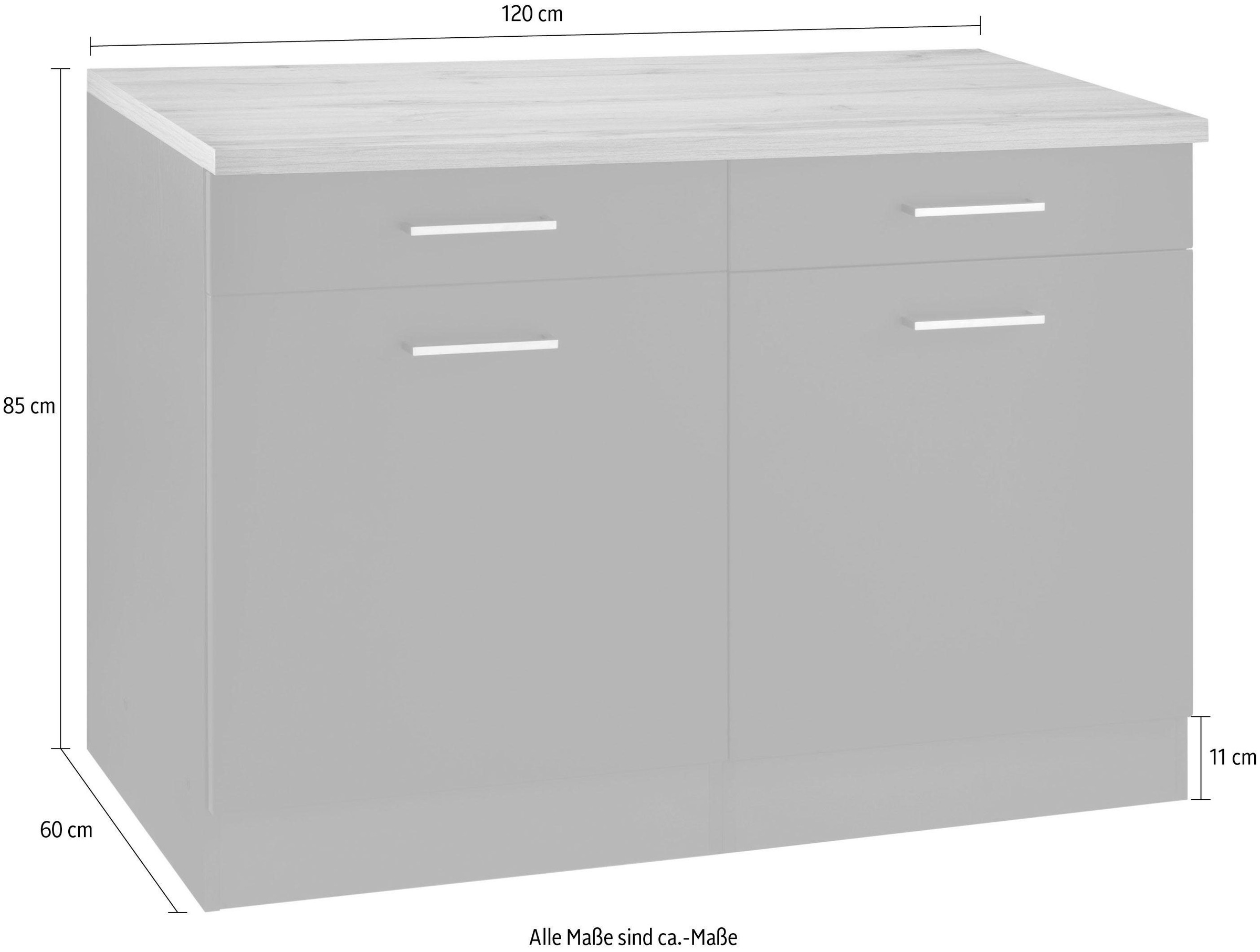 KOCHSTATION Unterschrank »KS-Kehl«, Breite 120 cm