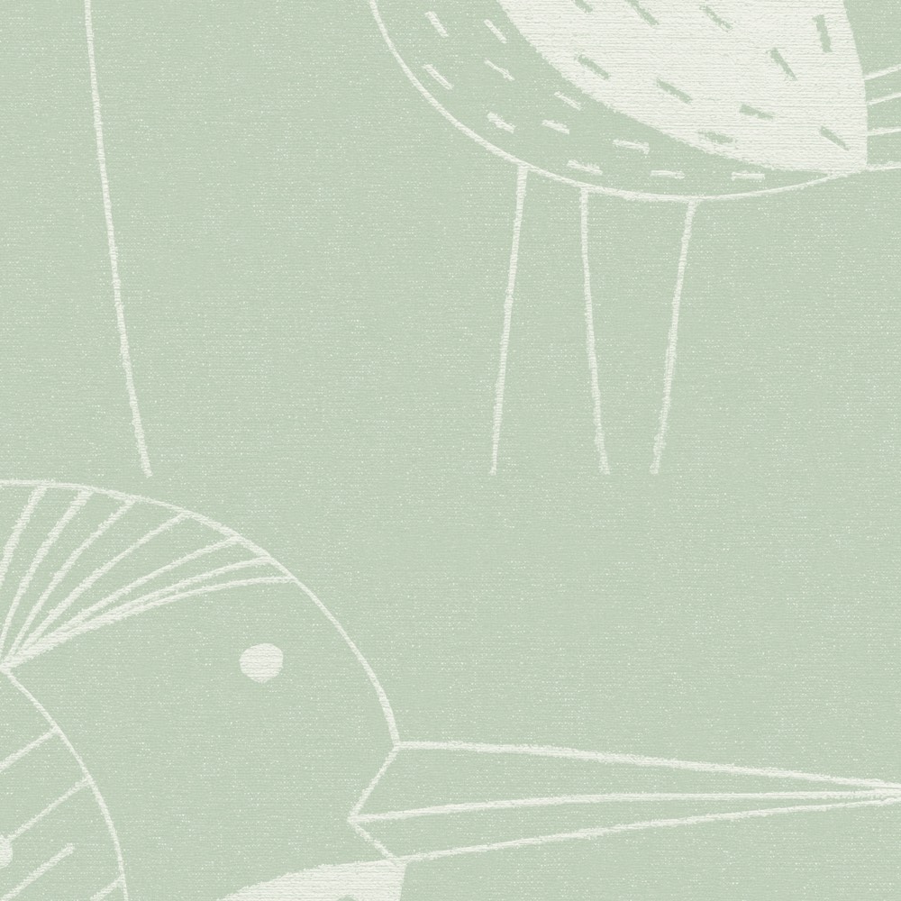 Komar Fototapete »Vlies Fototapete - Naive Birds - Größe 200 x 250 cm« Motiv | bedruckt glatt