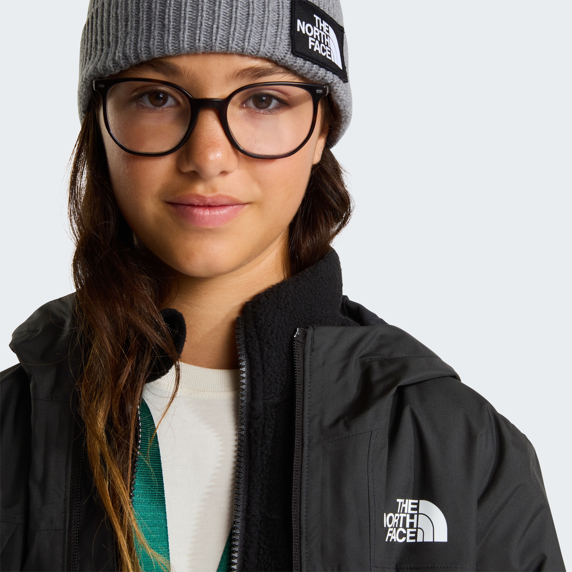 The North Face Funktionsjacke »TEEN ANTORA TRICLIMATE« mit Kapuze für Jugendliche, mit wetterfestem Material, atmungsaktiv, wasserdicht